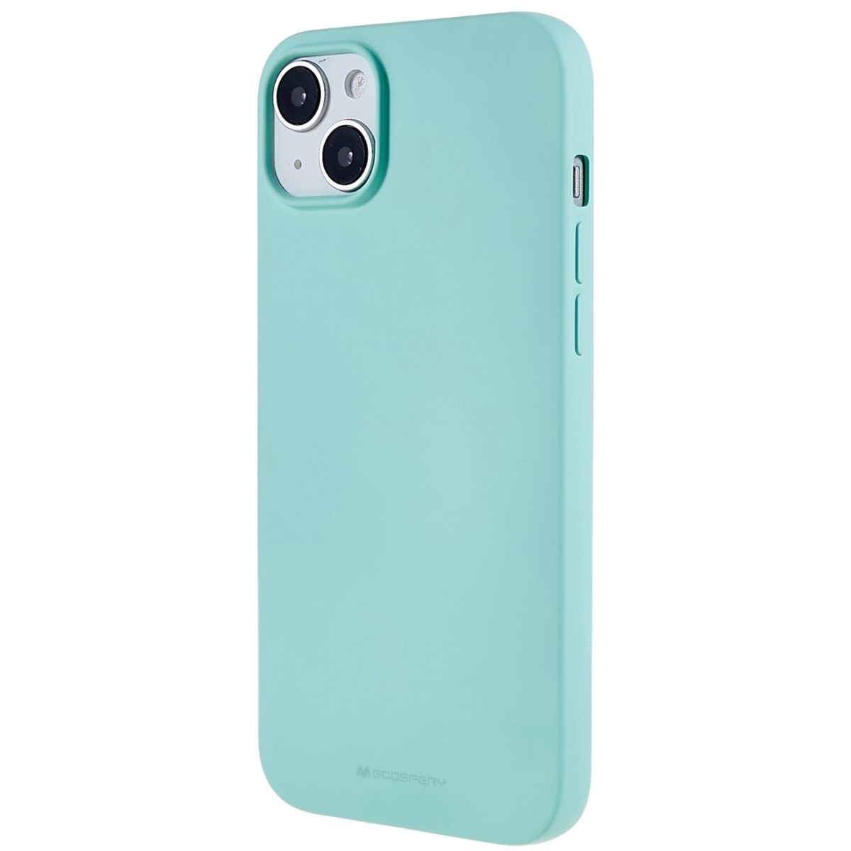 Hülle für Apple iPhone 14 Plus Handyhülle Silikon Case Cover Bumper Matt Grün