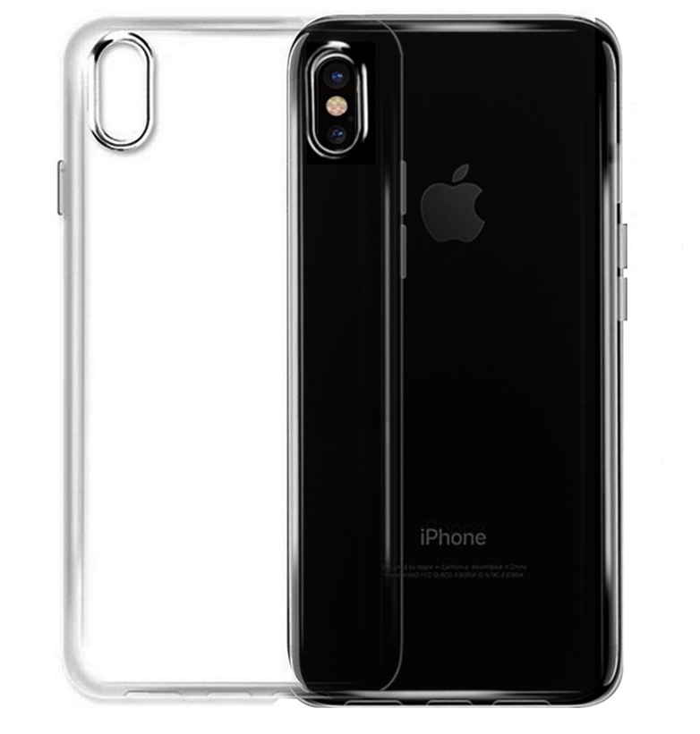 Hülle für Apple iPhone Xs / iPhone X Handyhülle Soft Case slim transparent klar