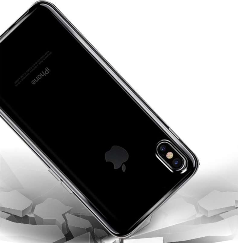 Hülle für Apple iPhone Xs / iPhone X Handyhülle Soft Case slim transparent klar