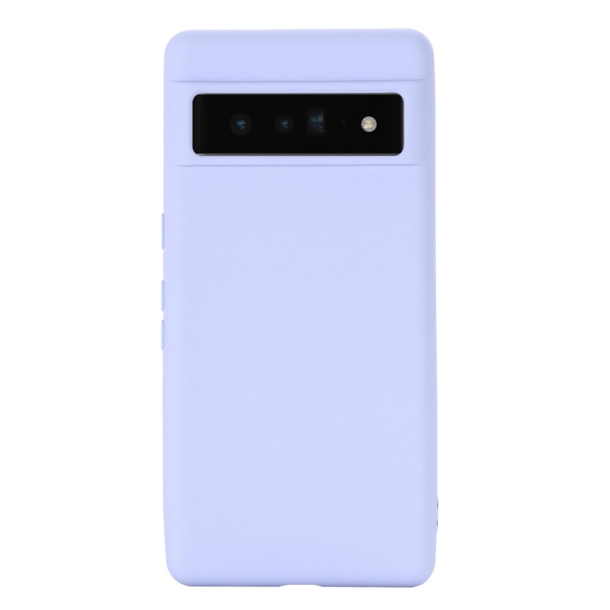 Hülle für Google Pixel 7 Pro Handyhülle Silikon Case Bumper Cover Matt Flieder