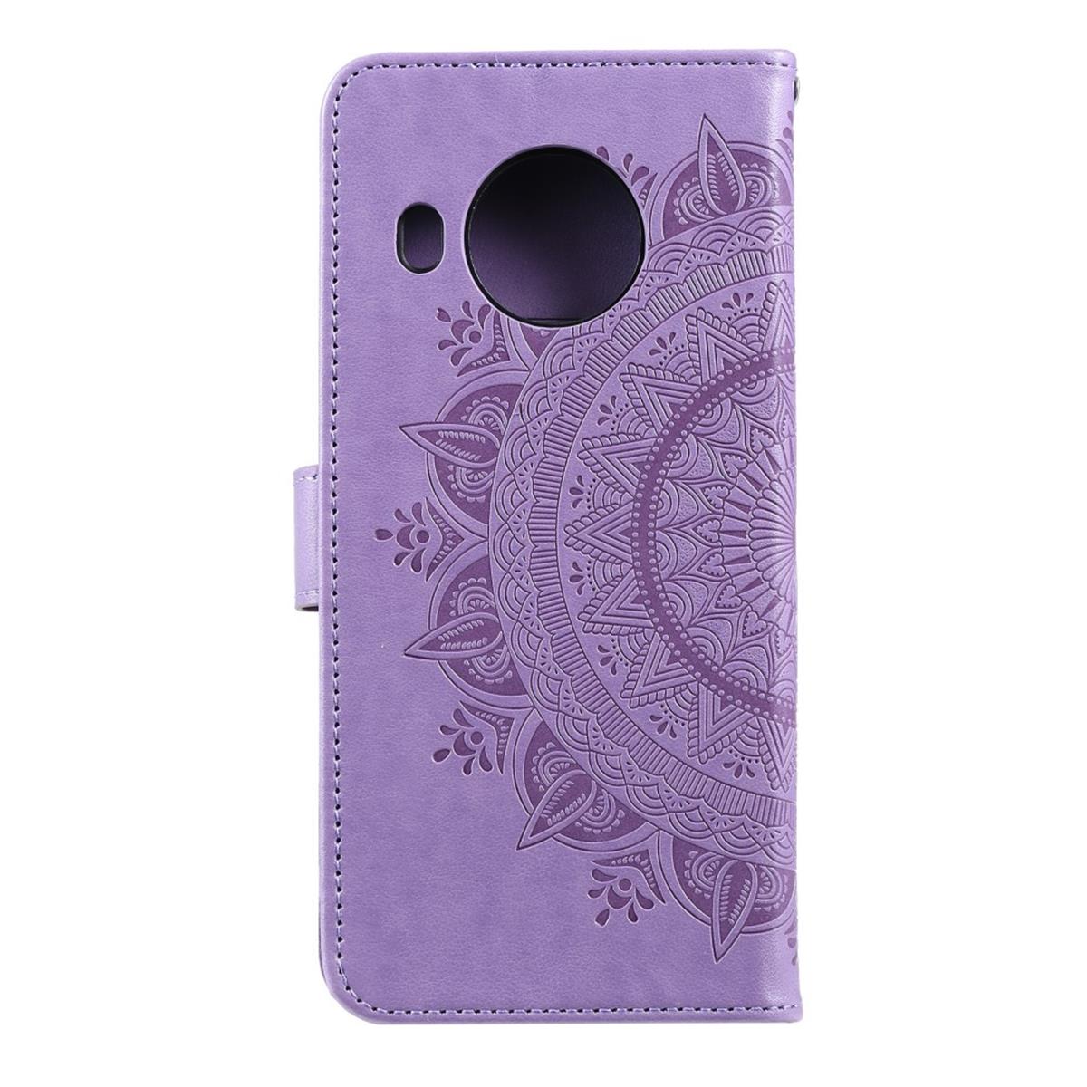 Hülle für Nokia X10/X20 Handyhülle Flip Case Cover Schutzhülle Etui Mandala Lila