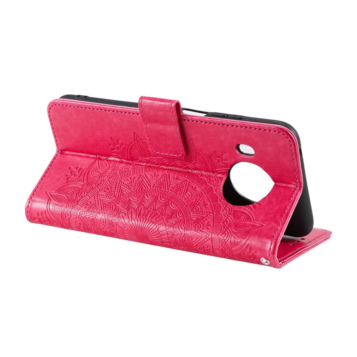 Hülle für Nokia X10/X20 Handyhülle Flip Case Cover Schutzhülle Etui Mandala Pink