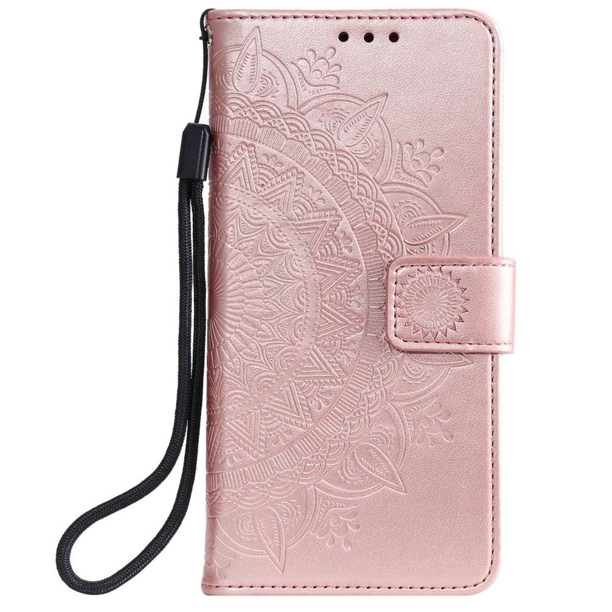Hülle für Nokia X10/X20 Handyhülle Flip Case Cover Schutzhülle Mandala Rosegold