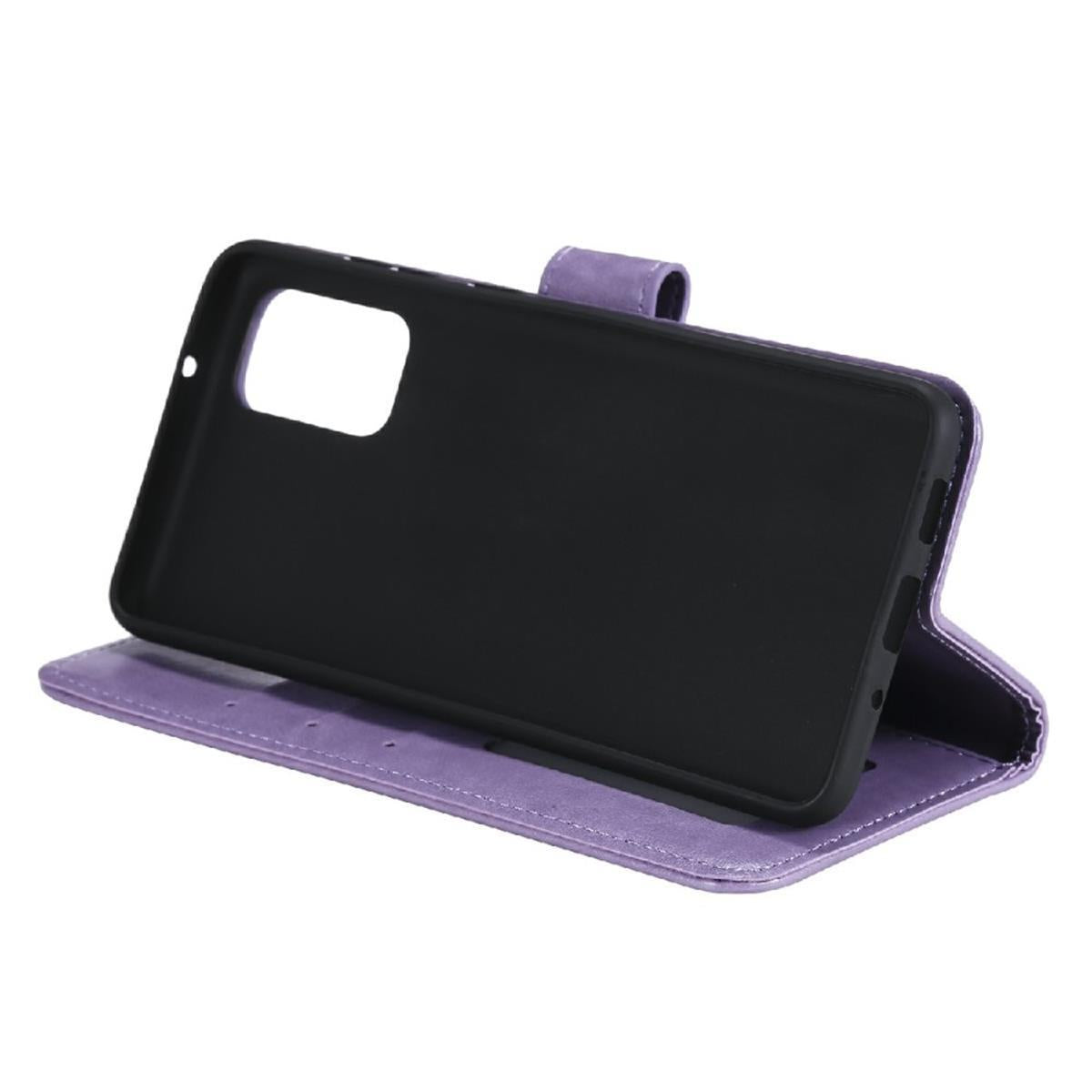 Hülle für Samsung Galaxy A03s Handy Tasche Flip Case Cover Etui Mandala Lila