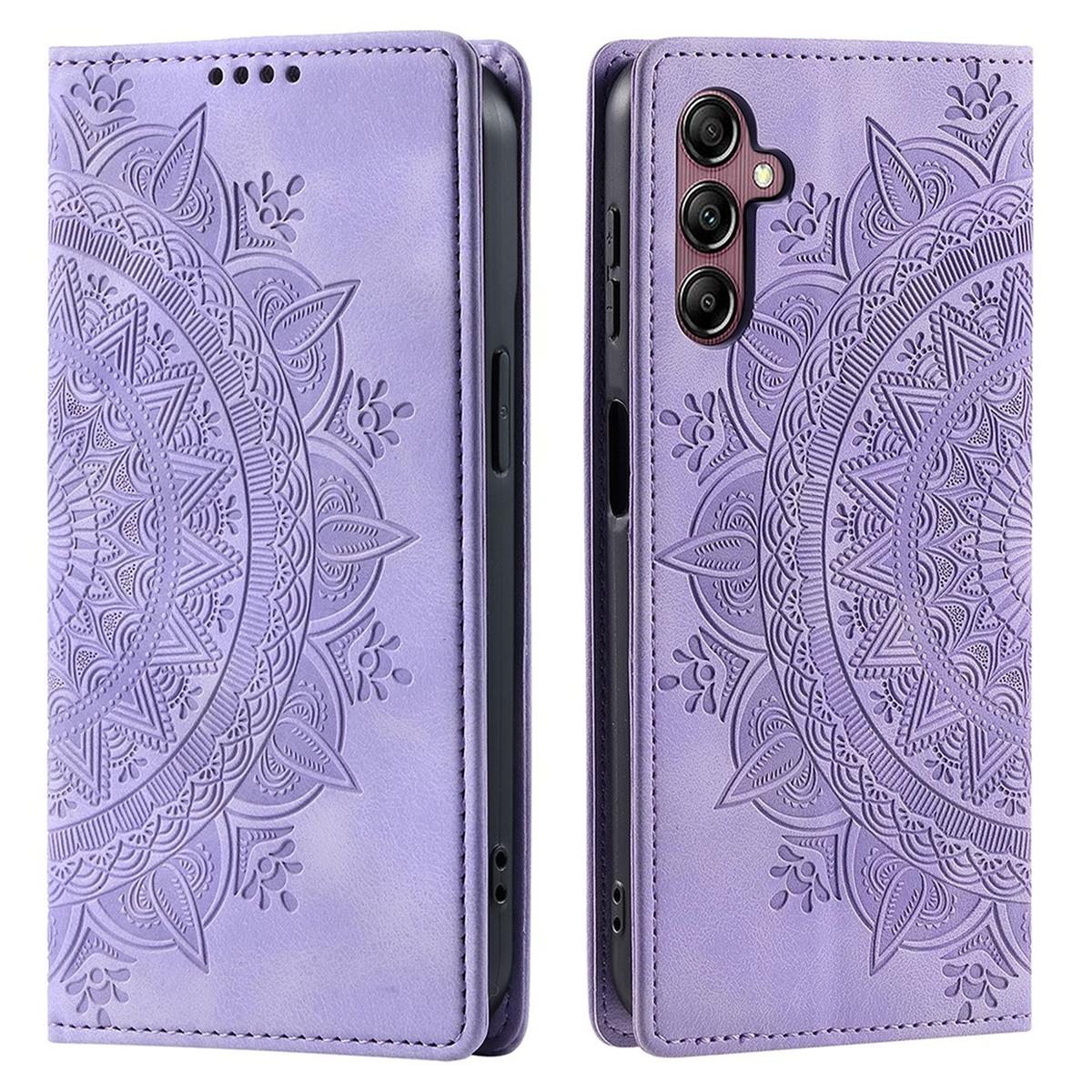 Hülle für Samsung Galaxy A05s 4G Handyhülle Flip Case Cover Tasche Mandala Lila