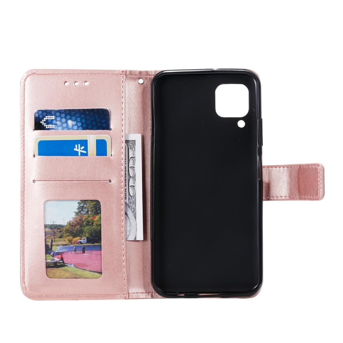 Hülle für Samsung Galaxy A12/M12 Handyhülle Flip Case Cover Mandala Rosegold