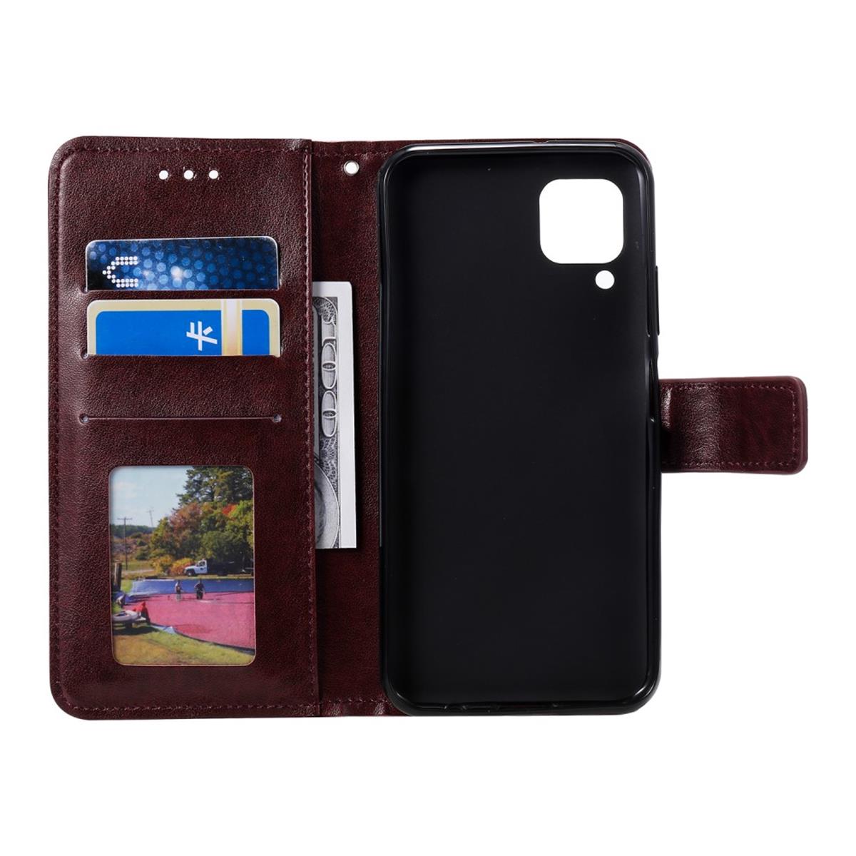 Hülle für Samsung Galaxy A12/M12 Handyhülle Flip Case Cover Tasche Mandala Braun