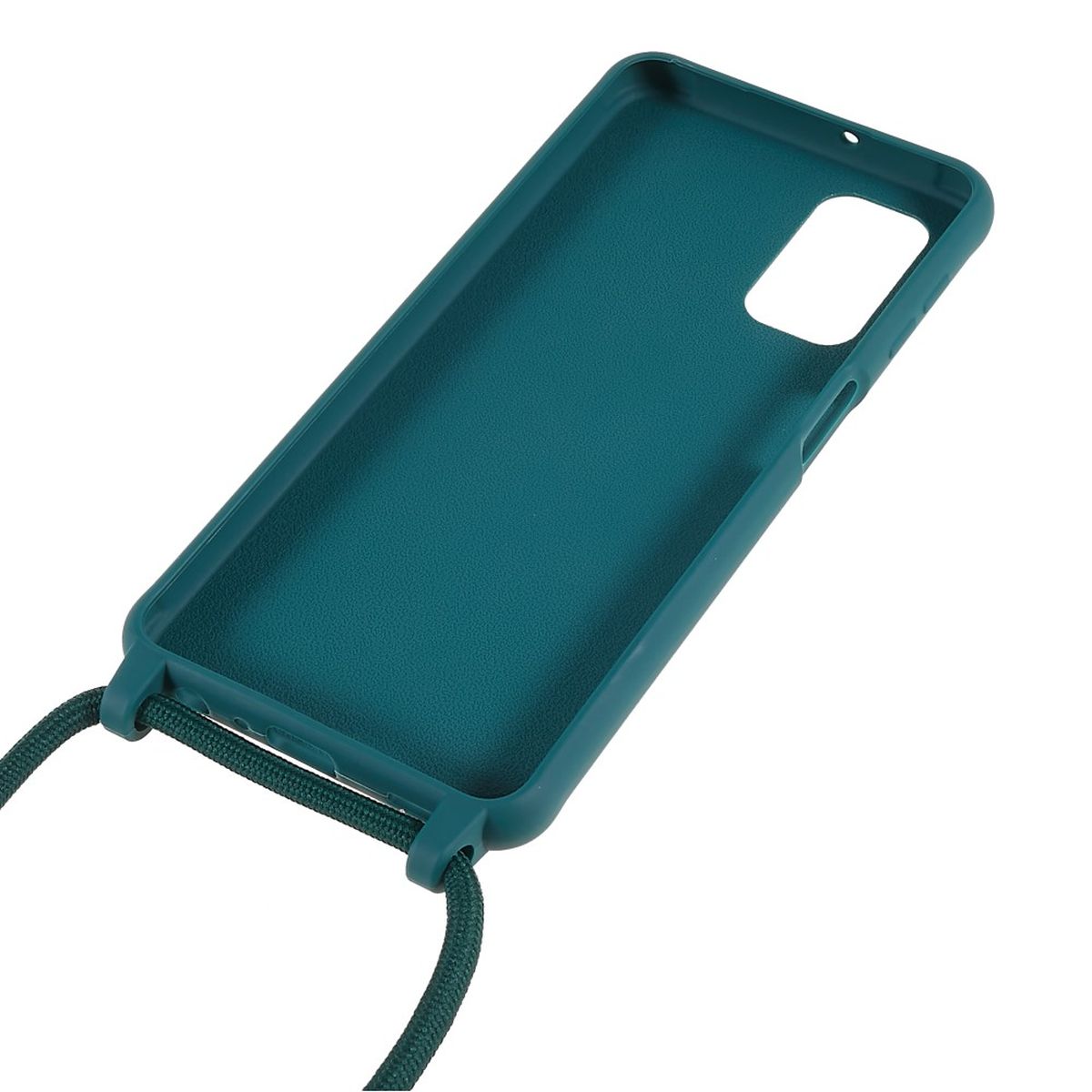 Hülle für Samsung Galaxy A13 4/5G/A04s Handy Silikon Handykette Cover Dunkelgrün