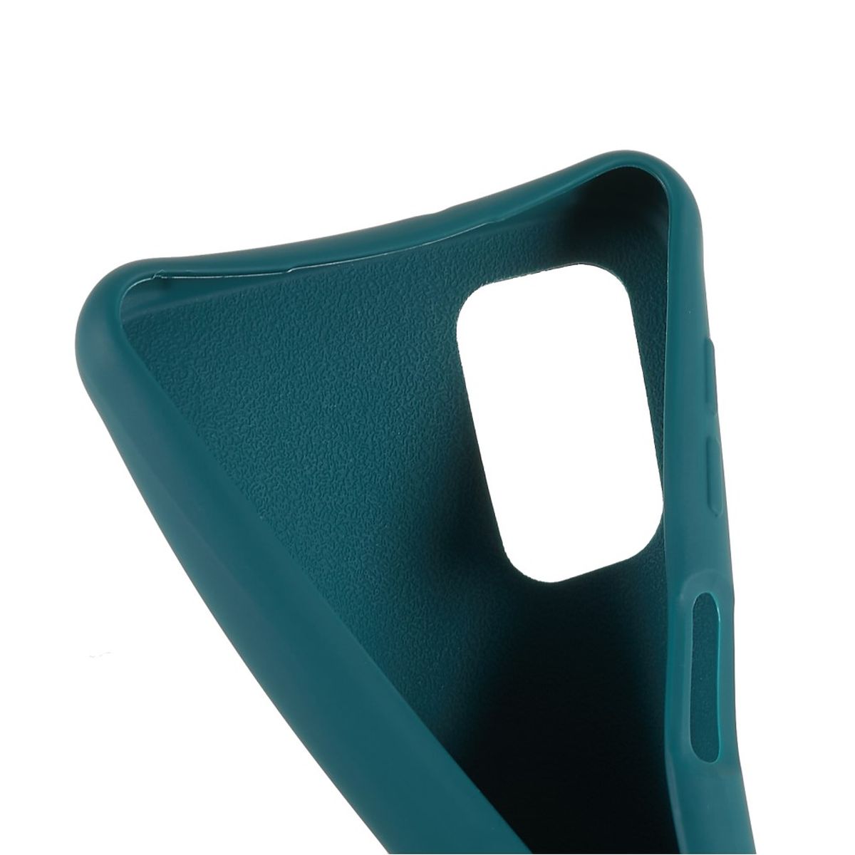 Hülle für Samsung Galaxy A13 4/5G/A04s Handy Silikon Handykette Cover Dunkelgrün