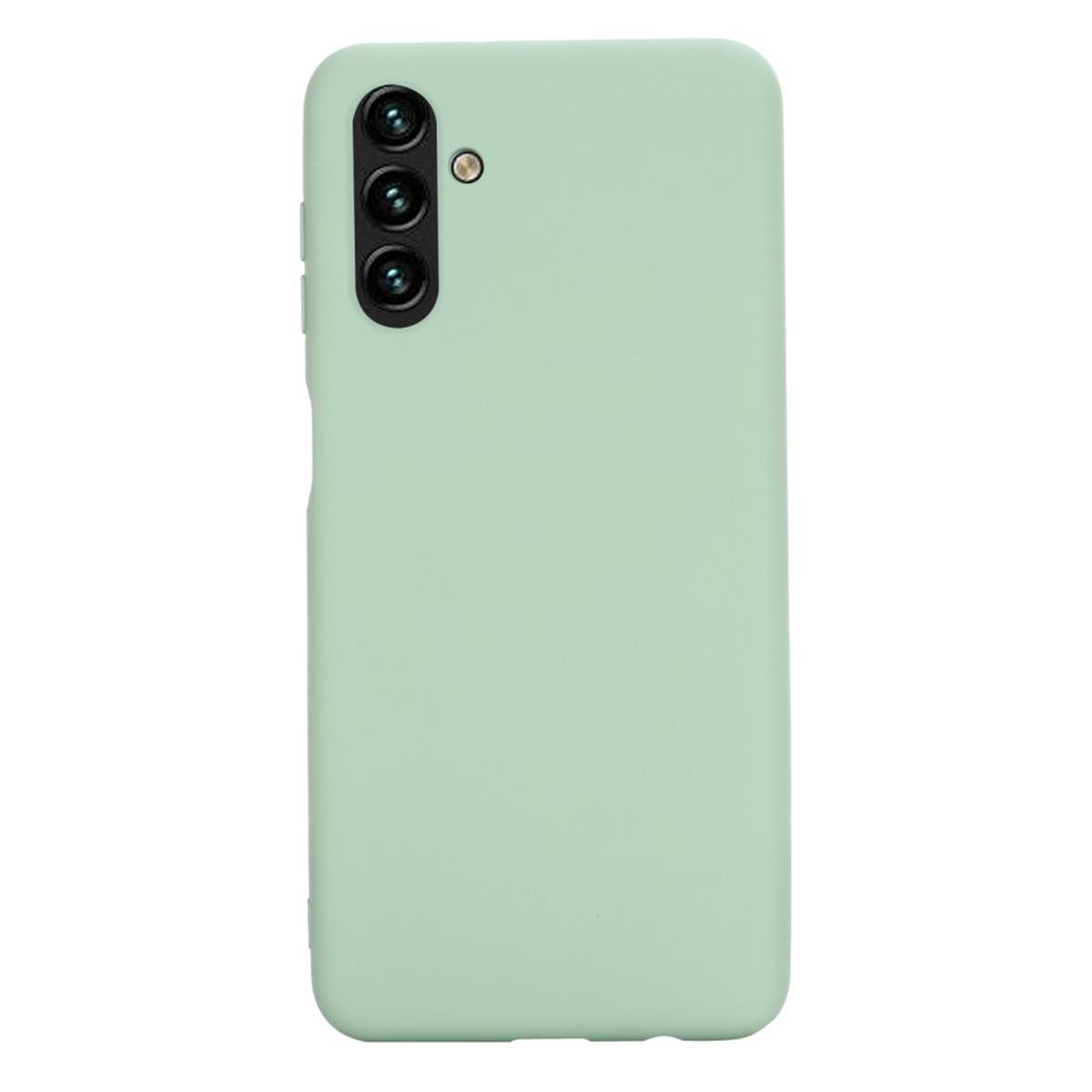 Hülle für Samsung Galaxy A13 5G/A04s Handyhülle Silikon Case Bumper Matt Grün