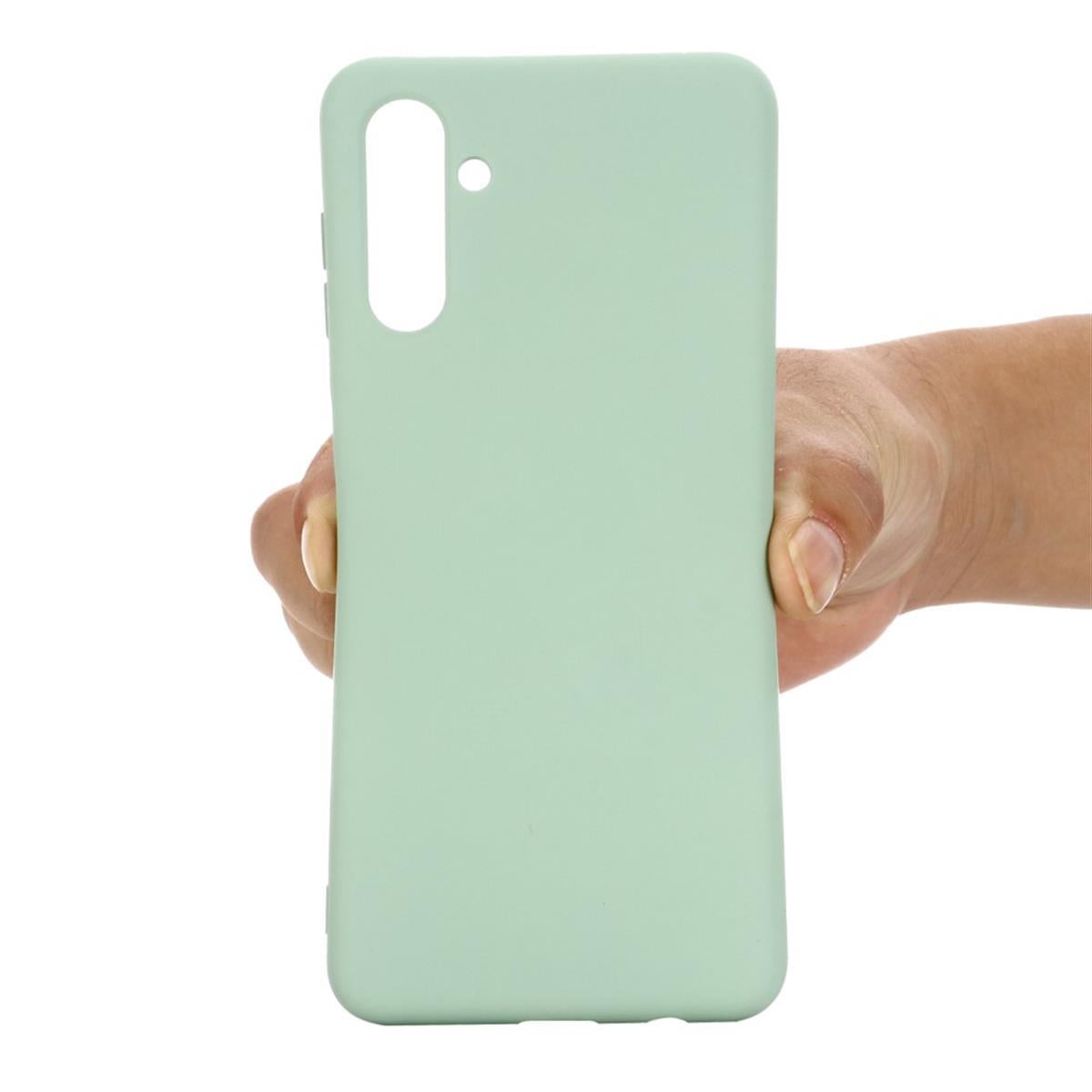 Hülle für Samsung Galaxy A13 5G/A04s Handyhülle Silikon Case Bumper Matt Grün