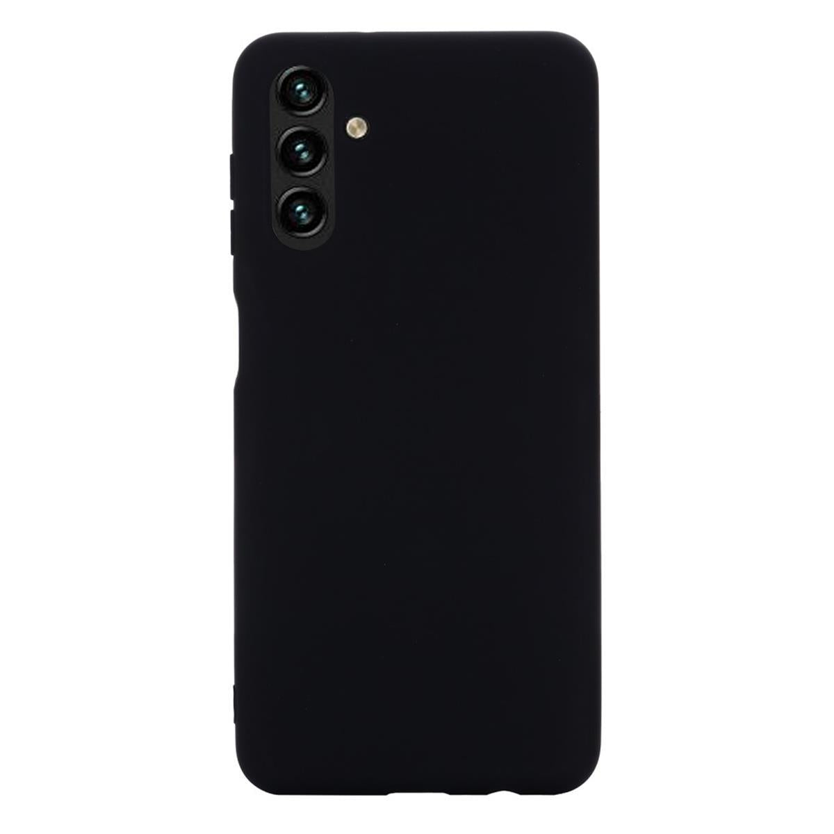 Hülle für Samsung Galaxy A13 5G/A04s Handyhülle Silikon Case Cover Matt Schwarz
