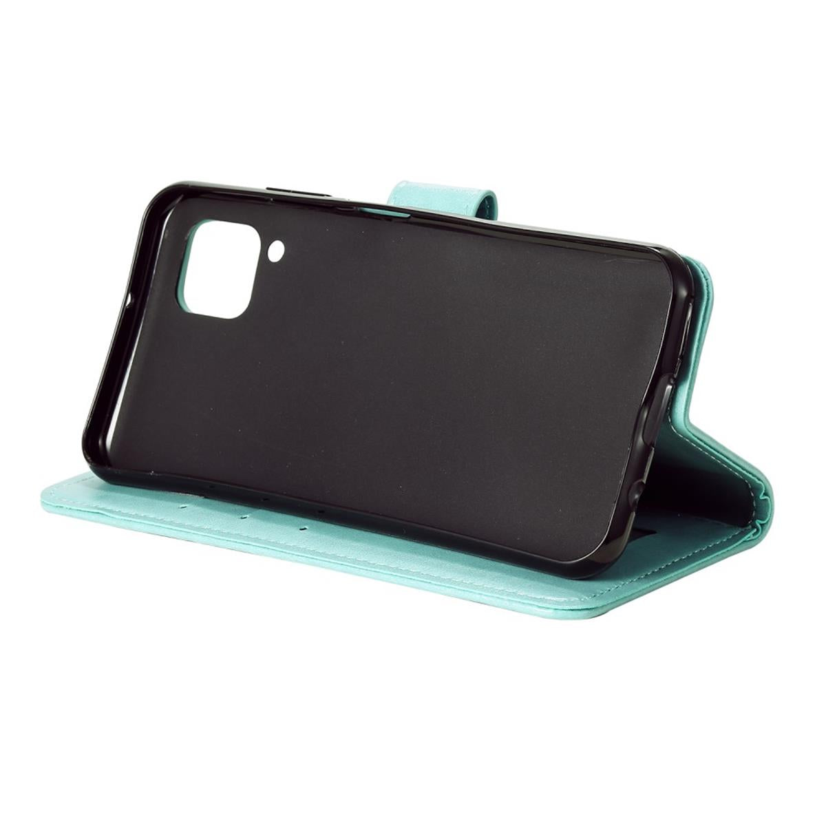 Hülle für Samsung Galaxy A22 4G Handyhülle Flip Case Cover Tasche Mandala Grün