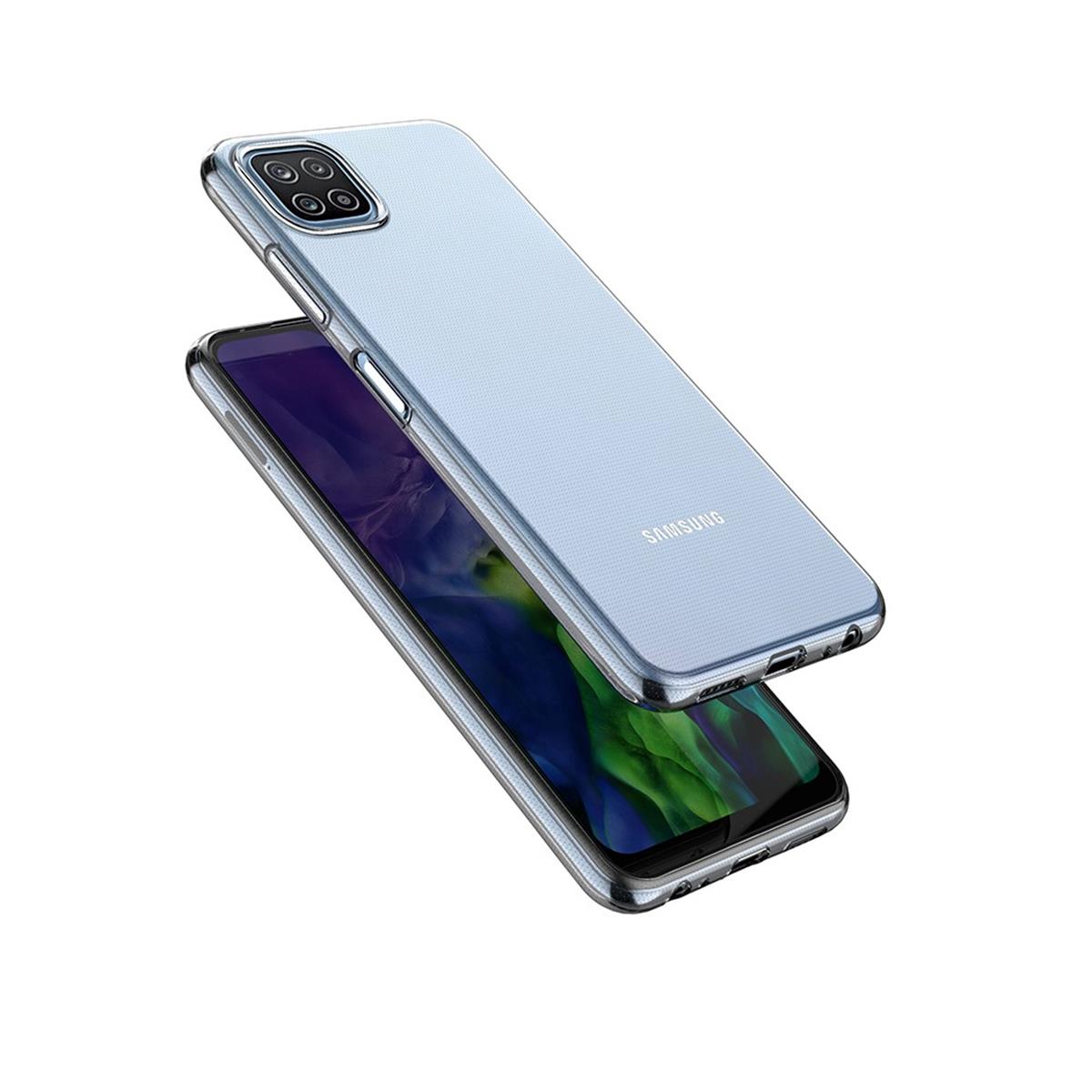 Hülle für Samsung Galaxy A22 5G Handyhülle Silikon Cover Case Bumper Klar