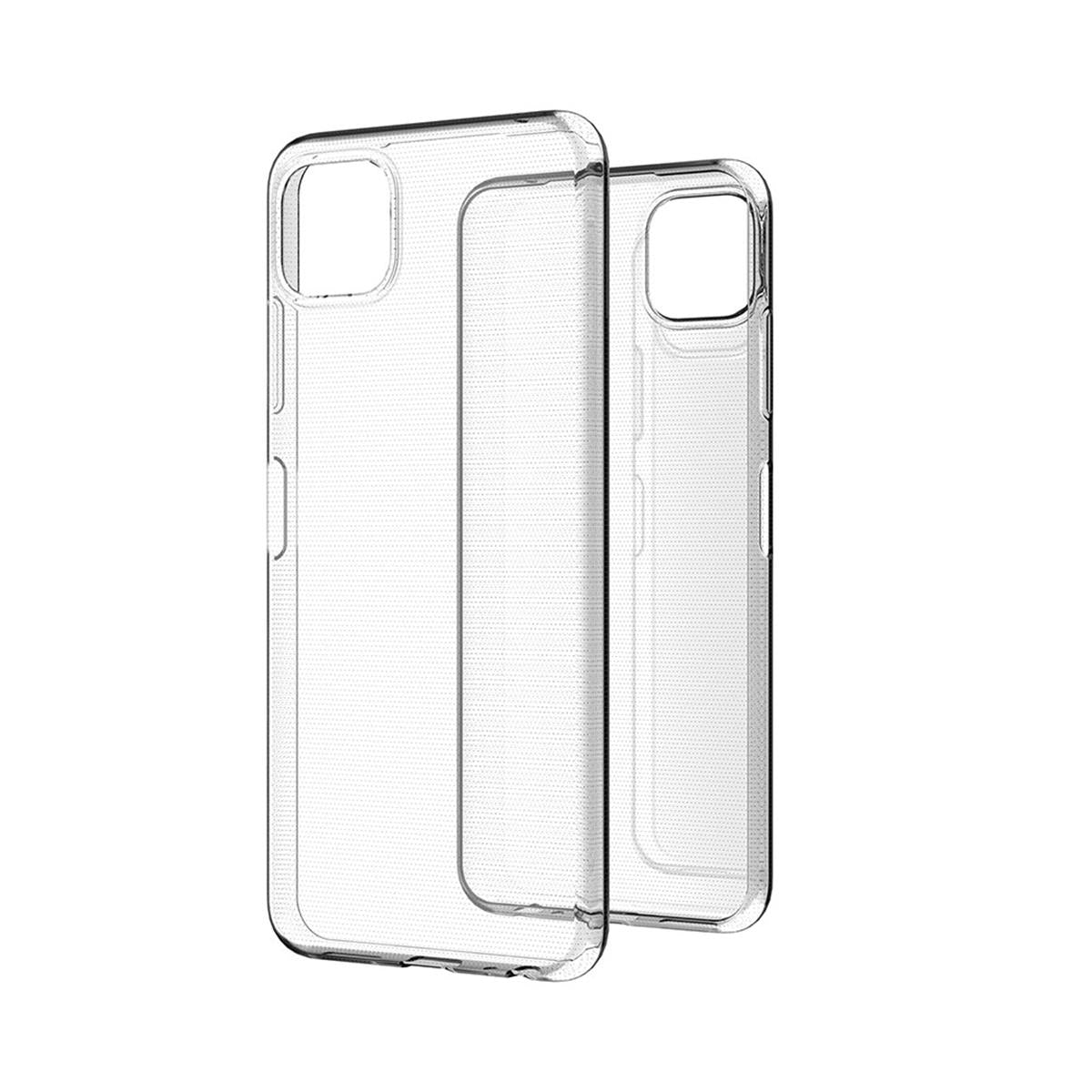 Hülle für Samsung Galaxy A22 5G Handyhülle Silikon Cover Case Bumper Klar