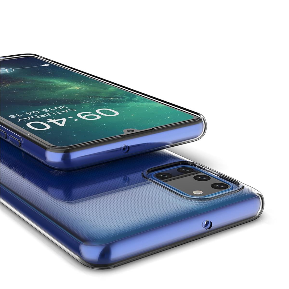 Hülle für Samsung Galaxy A31 Handyhülle Silikon Cover Case Bumper Transparent