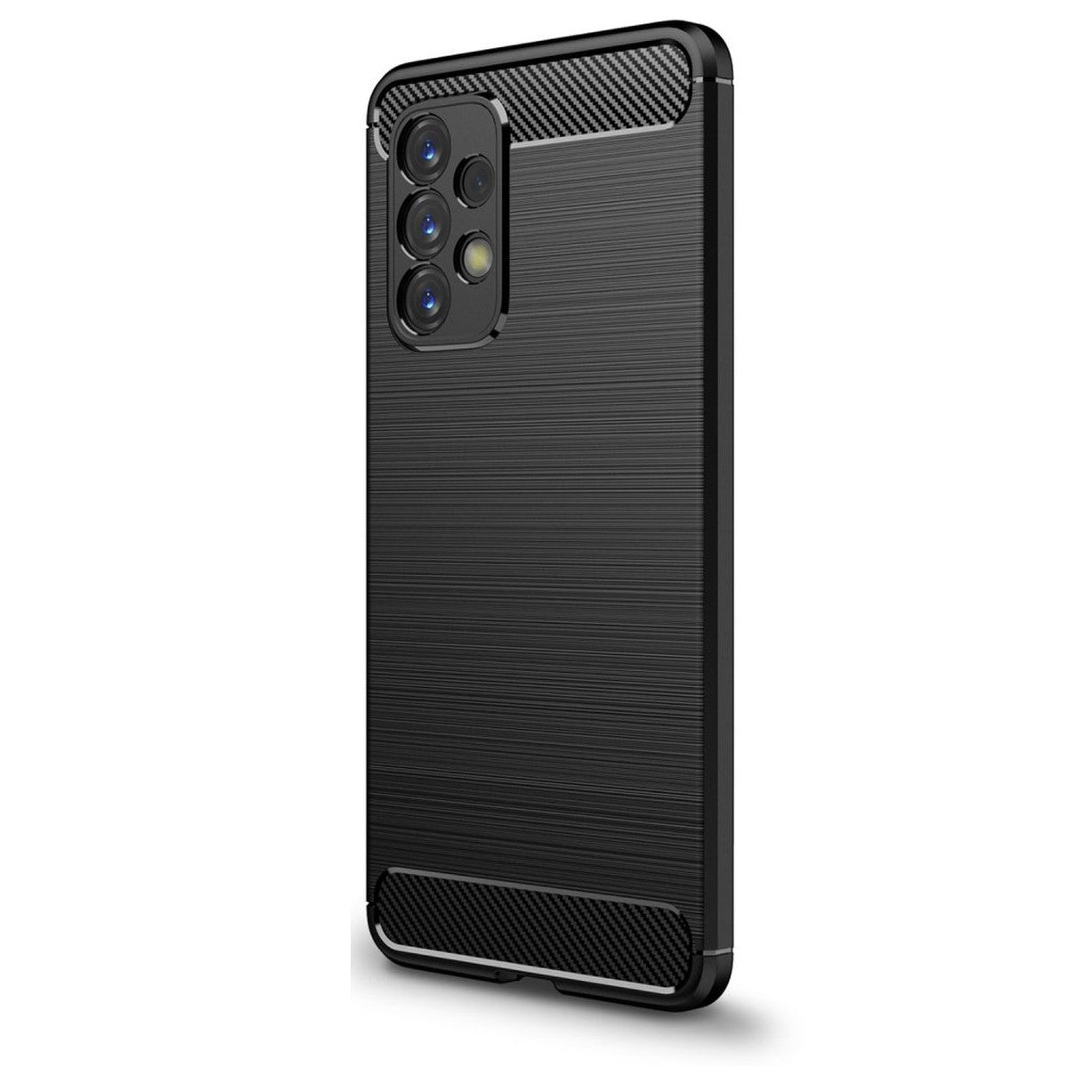 Hülle für Samsung Galaxy A33 5G Handyhülle Silikon Case Cover Carbonfarben