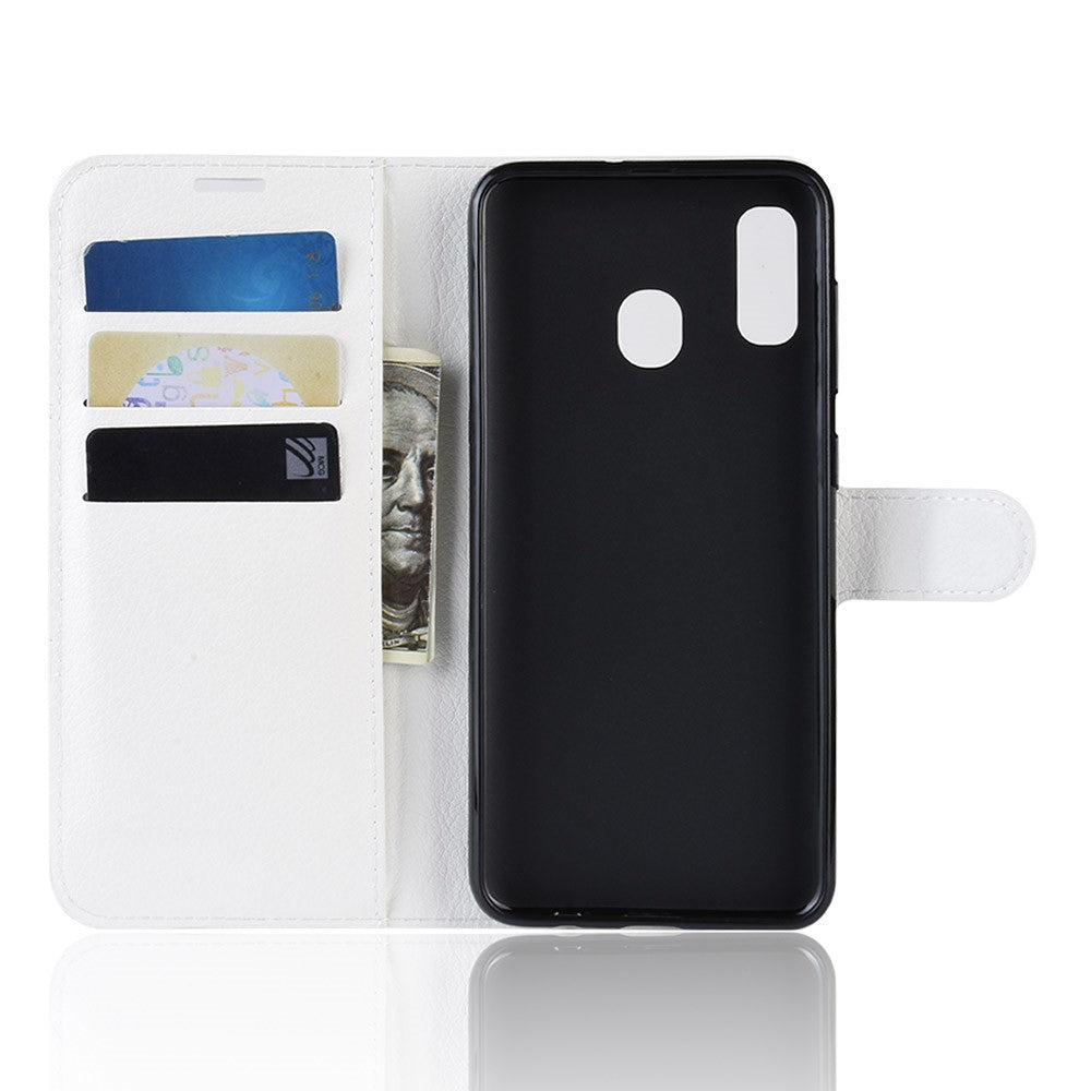 Hülle für Samsung Galaxy A40 Handyhülle Flip Cover Case Bumper Handytasche Weiß - CoverKingz