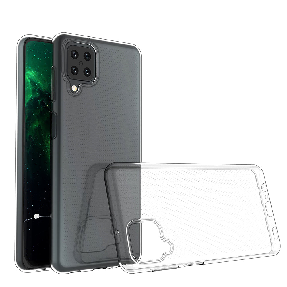 Hülle für Samsung Galaxy A42 5G Handyhülle Silikon Cover Case Bumper klar