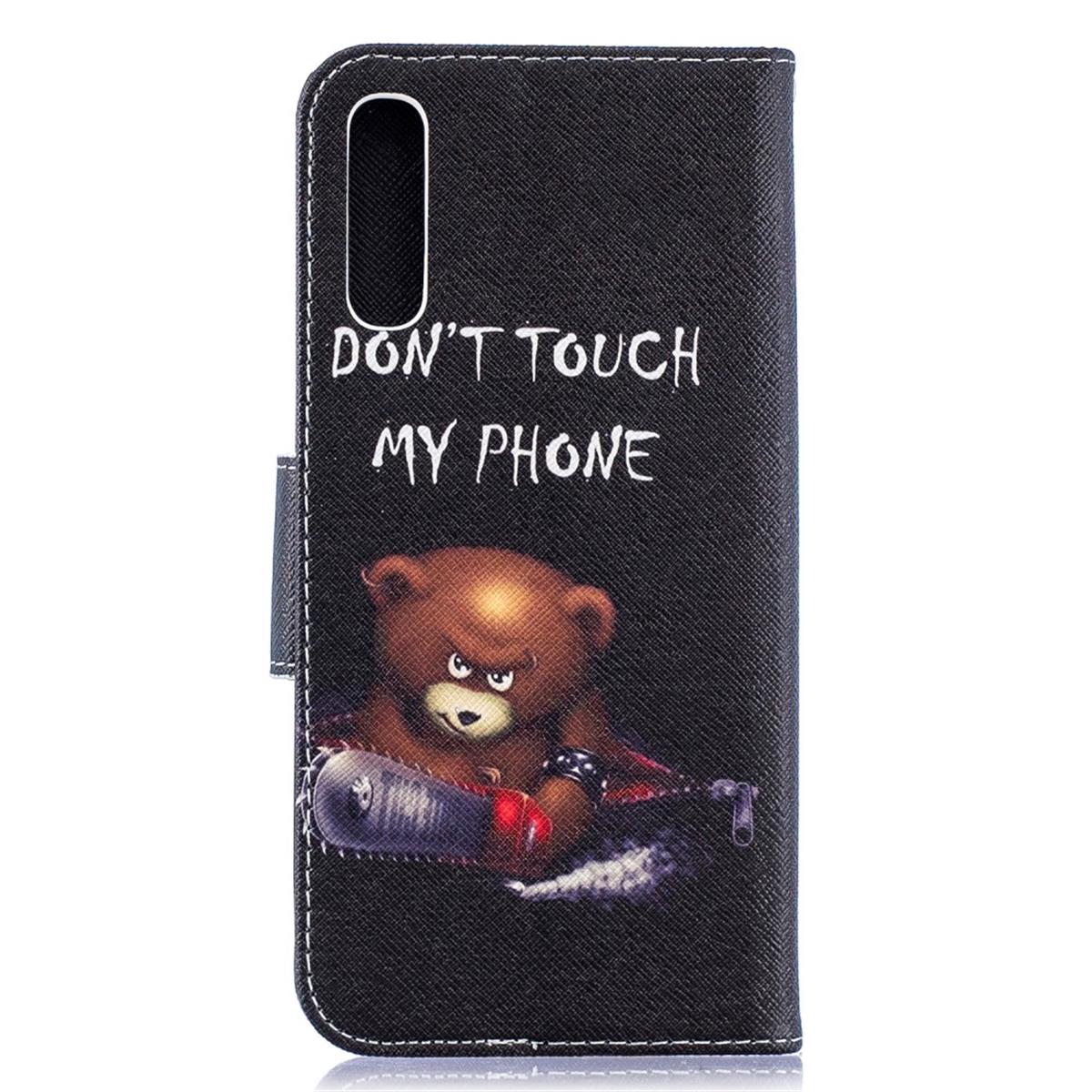 Hülle für Samsung Galaxy A50/A30s Case Schutzhülle Motiv Handyhülle Don´t touch Bär - CoverKingz