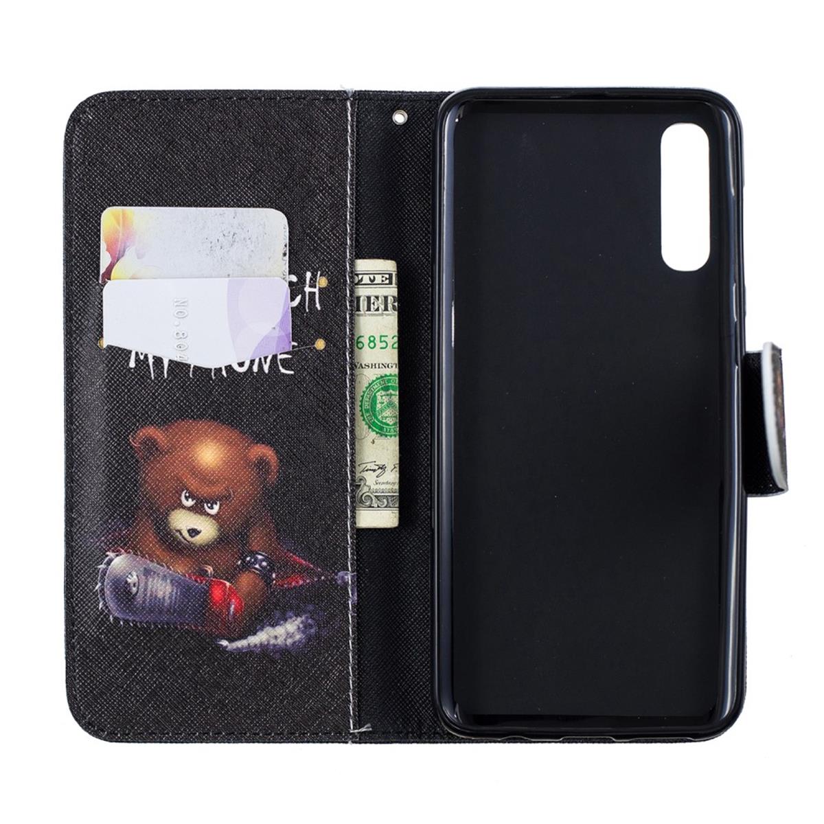Hülle für Samsung Galaxy A50/A30s Case Schutzhülle Motiv Handyhülle Don´t touch Bär - CoverKingz