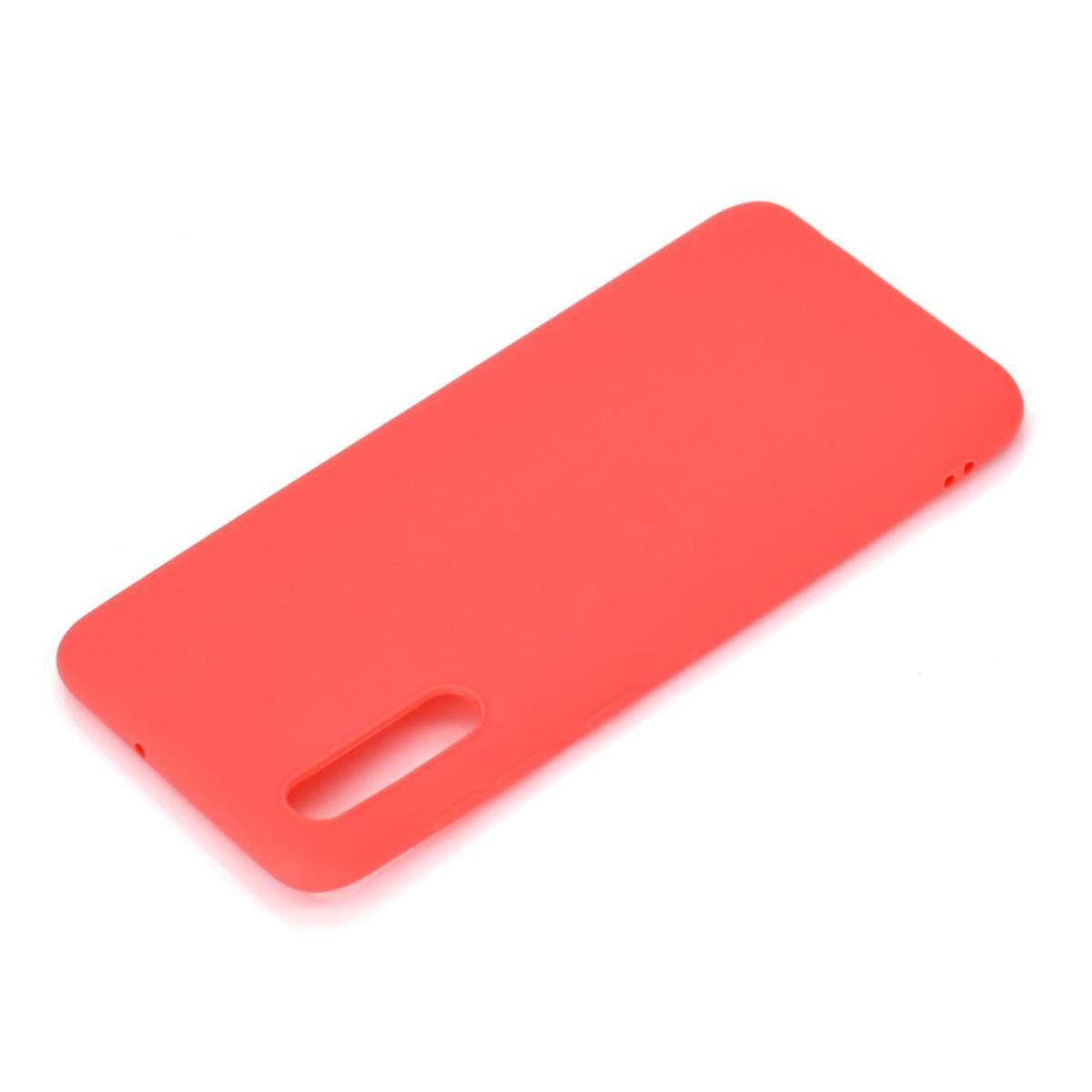 Hülle für Samsung Galaxy A50/A30s Handyhülle Silikon Case Handytasche Cover matt rot - CoverKingz