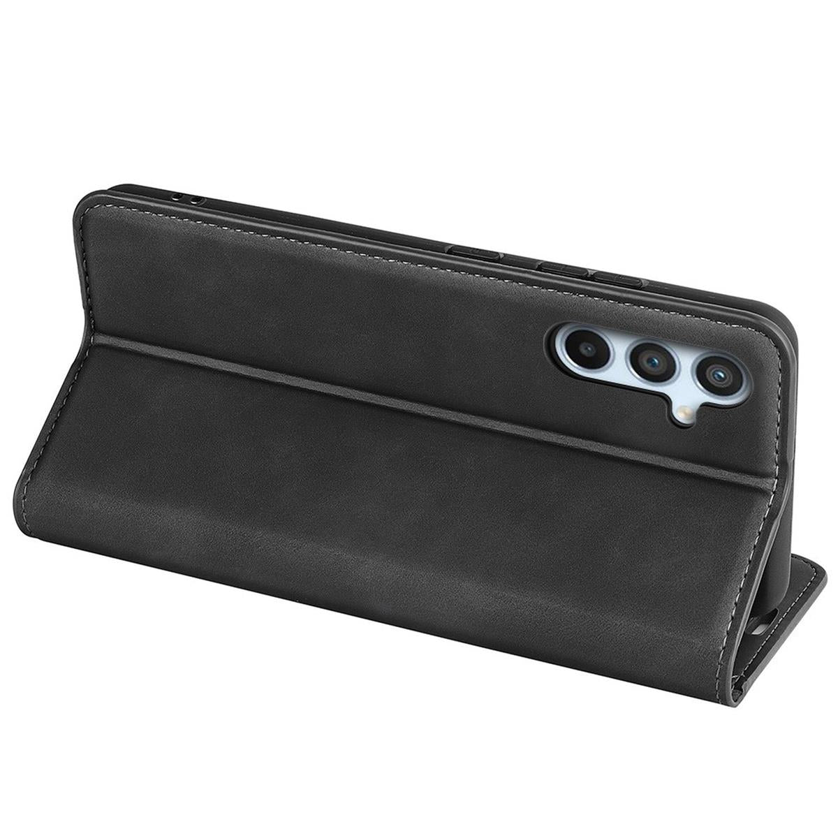 Hülle für Samsung Galaxy A54 5G Handyhülle Flip Case Cover Tasche Etui Schwarz