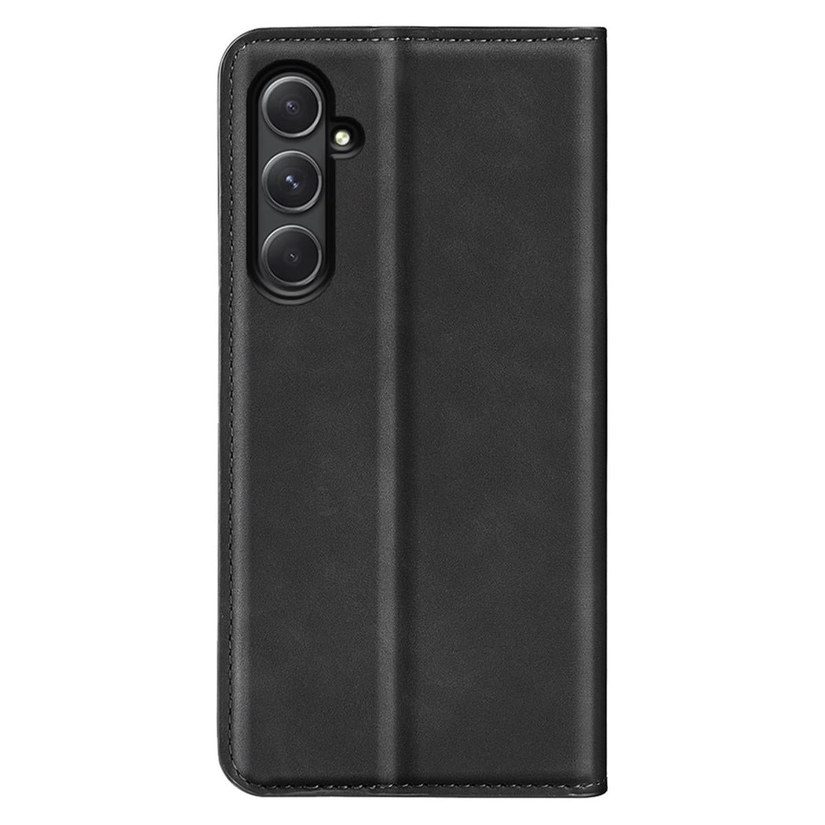 Hülle für Samsung Galaxy A55 5G Handyhülle Flip Case Cover Tasche Etui Schwarz