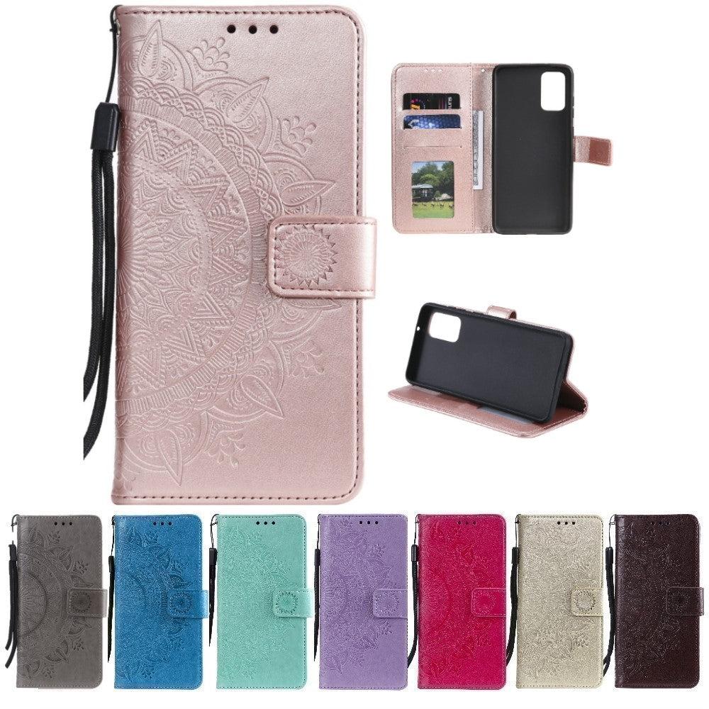 Hülle für Samsung Galaxy A72 Handyhülle Flip Case Cover Schutzhülle Etui Tasche Mandala