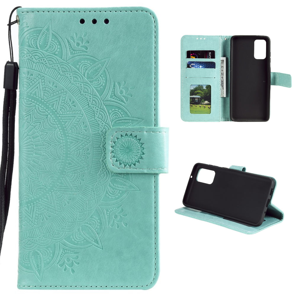 Hülle für Samsung Galaxy A72 Handyhülle Flip Case Cover Schutzhülle Etui Tasche Mandala