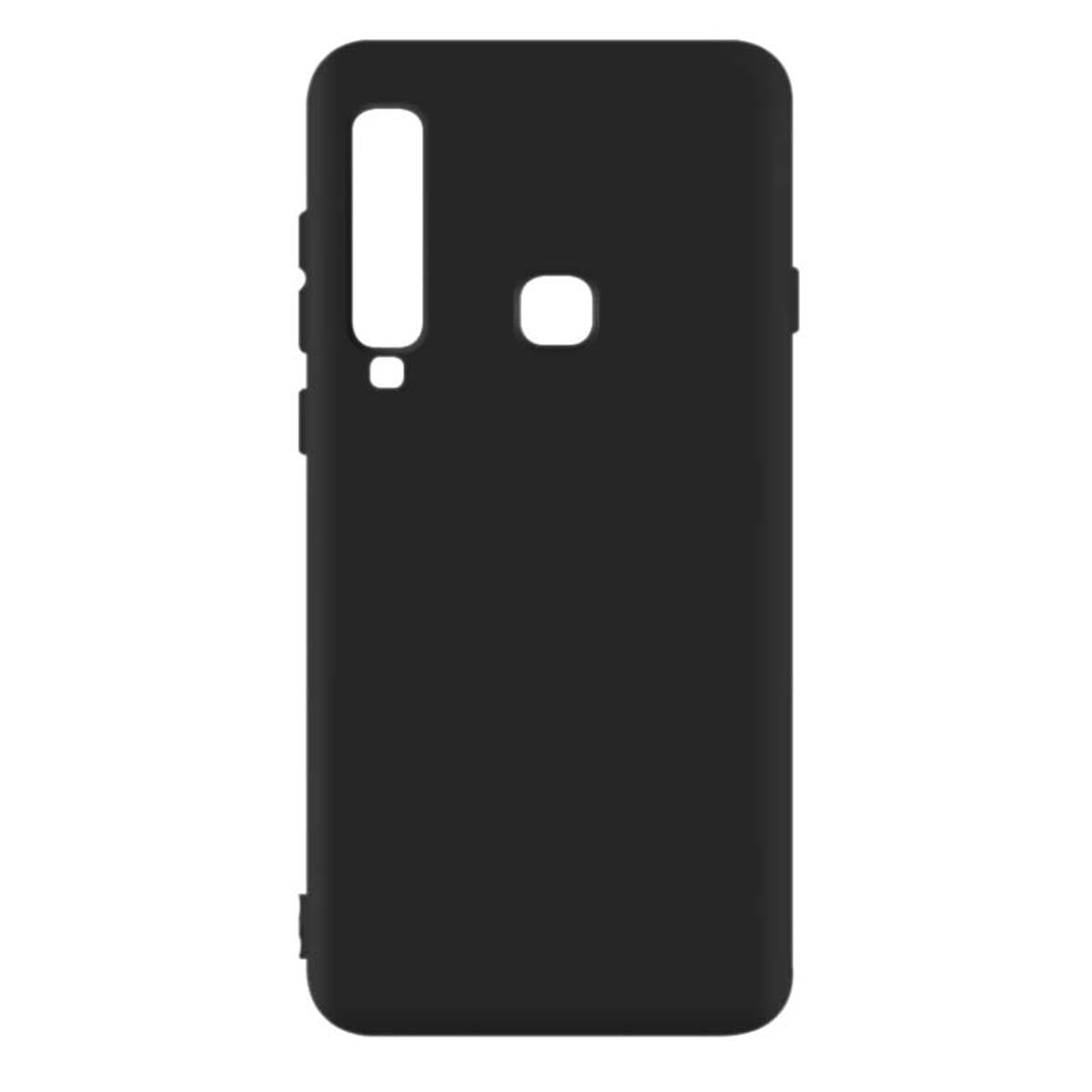 Hülle für Samsung Galaxy A9 2018 Silikon Case Handy Cover Bumper Matt Schwarz - CoverKingz