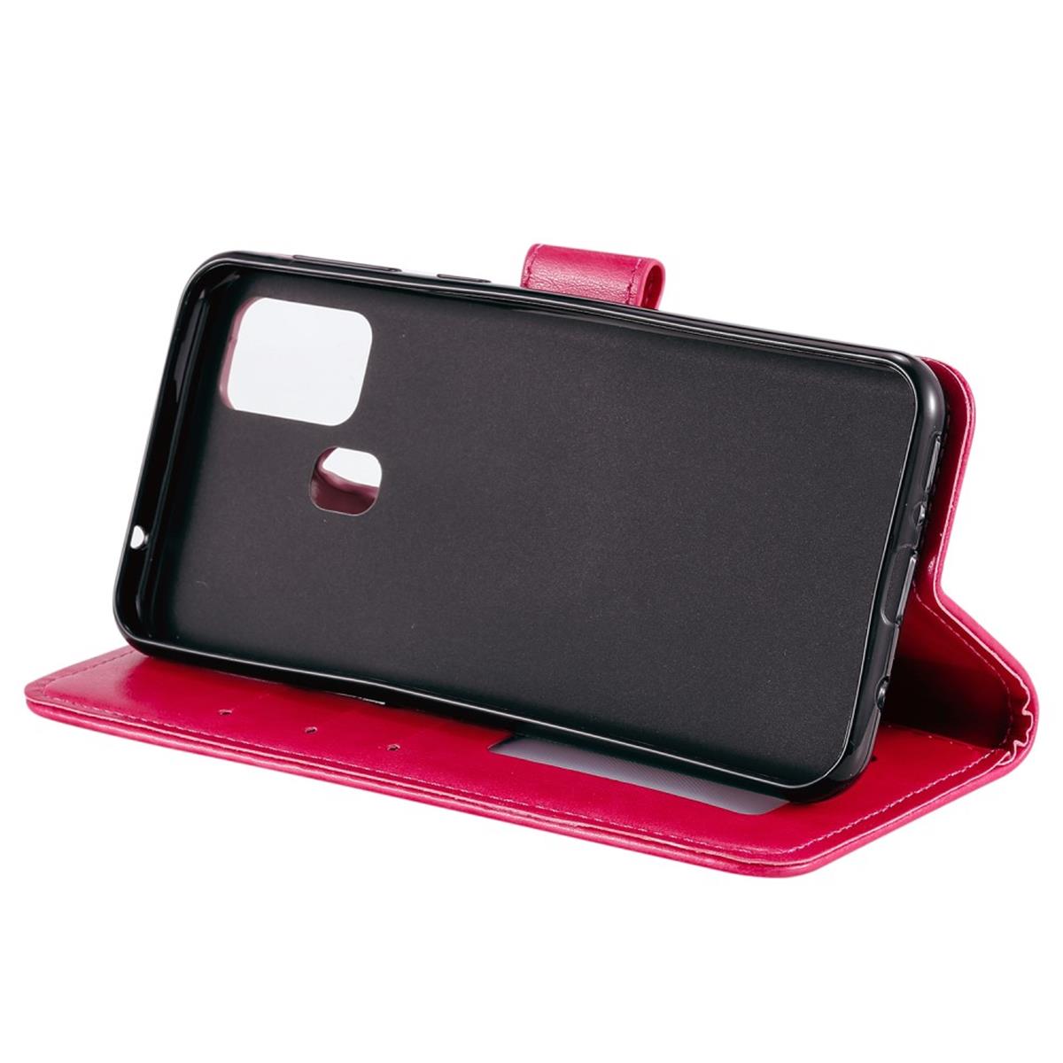 Hülle für Samsung Galaxy M21/M30s Handyhülle Flip Case Cover Mandala Pink