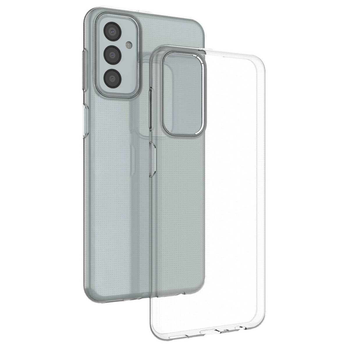 Hülle für Samsung Galaxy M23 Handyhülle Silikon Cover Case Bumper Softcase Klar