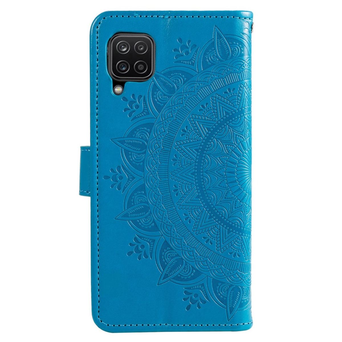 Hülle für Samsung Galaxy M33 5G Handyhülle Flip Case Cover Etui Mandala Blau