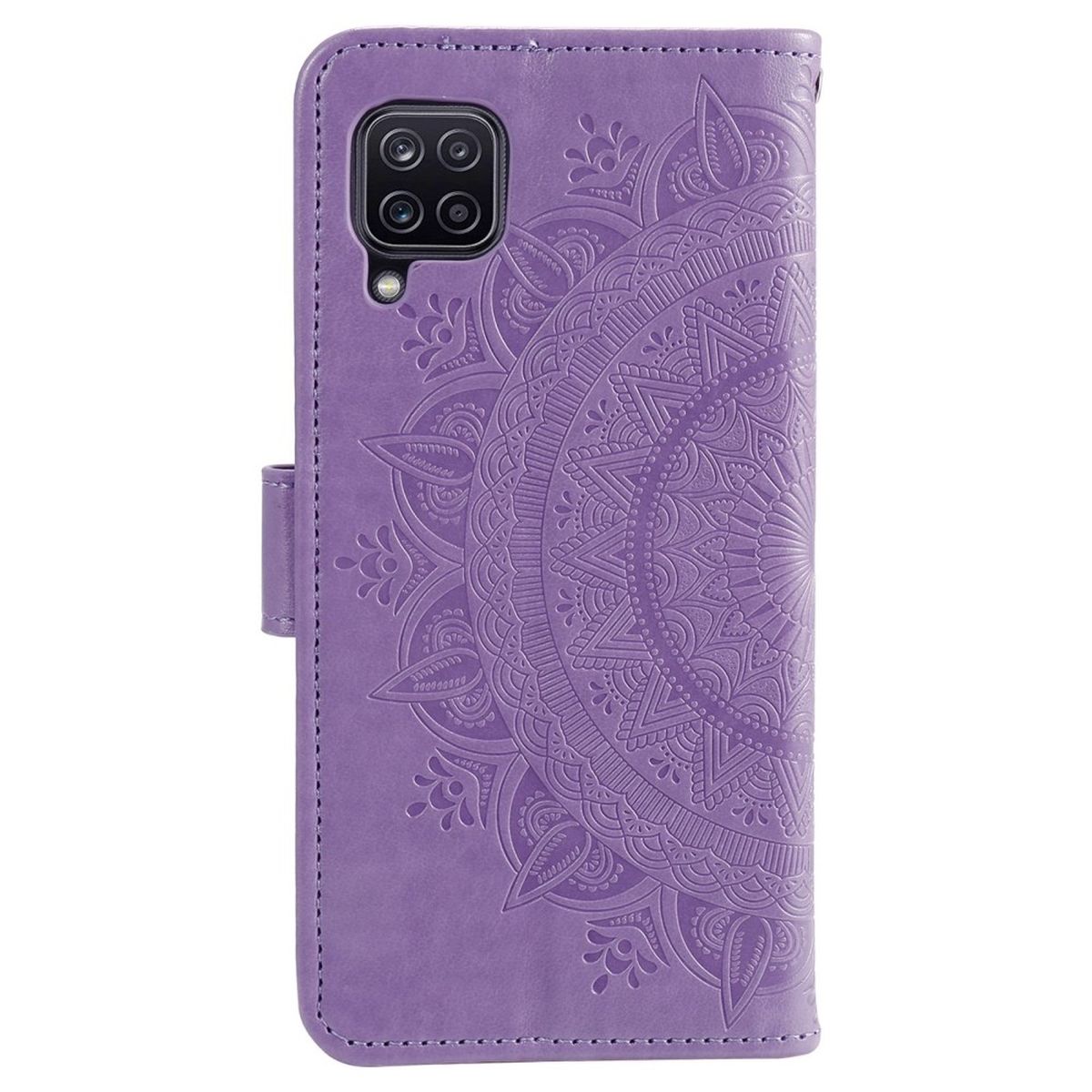 Hülle für Samsung Galaxy M33 5G Handyhülle Flip Case Cover Etui Mandala Lila