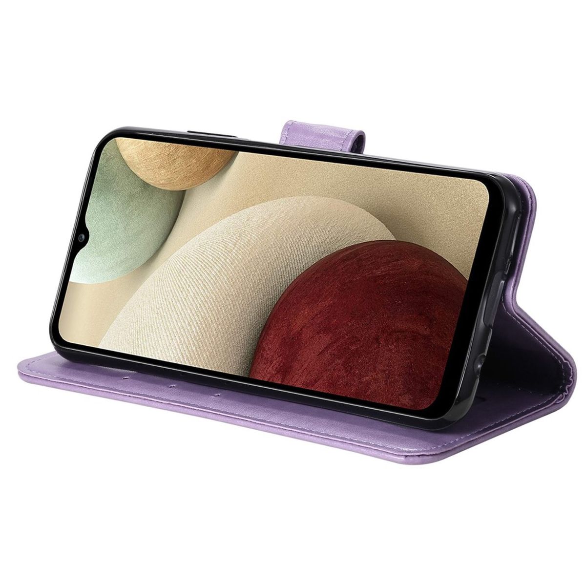 Hülle für Samsung Galaxy M33 5G Handyhülle Flip Case Cover Etui Mandala Lila