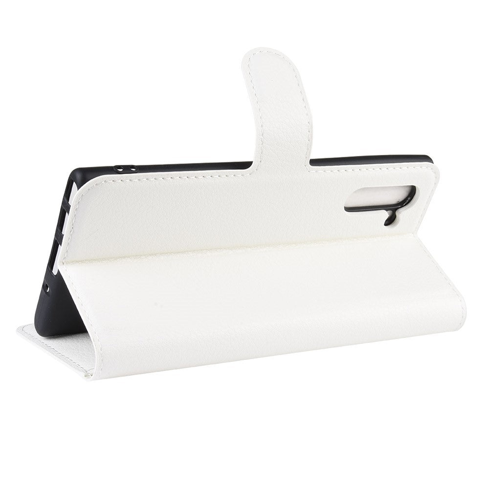Hülle für Samsung Galaxy Note10 Handyhülle Schutzhülle Flip Case Cover Etui Weiß