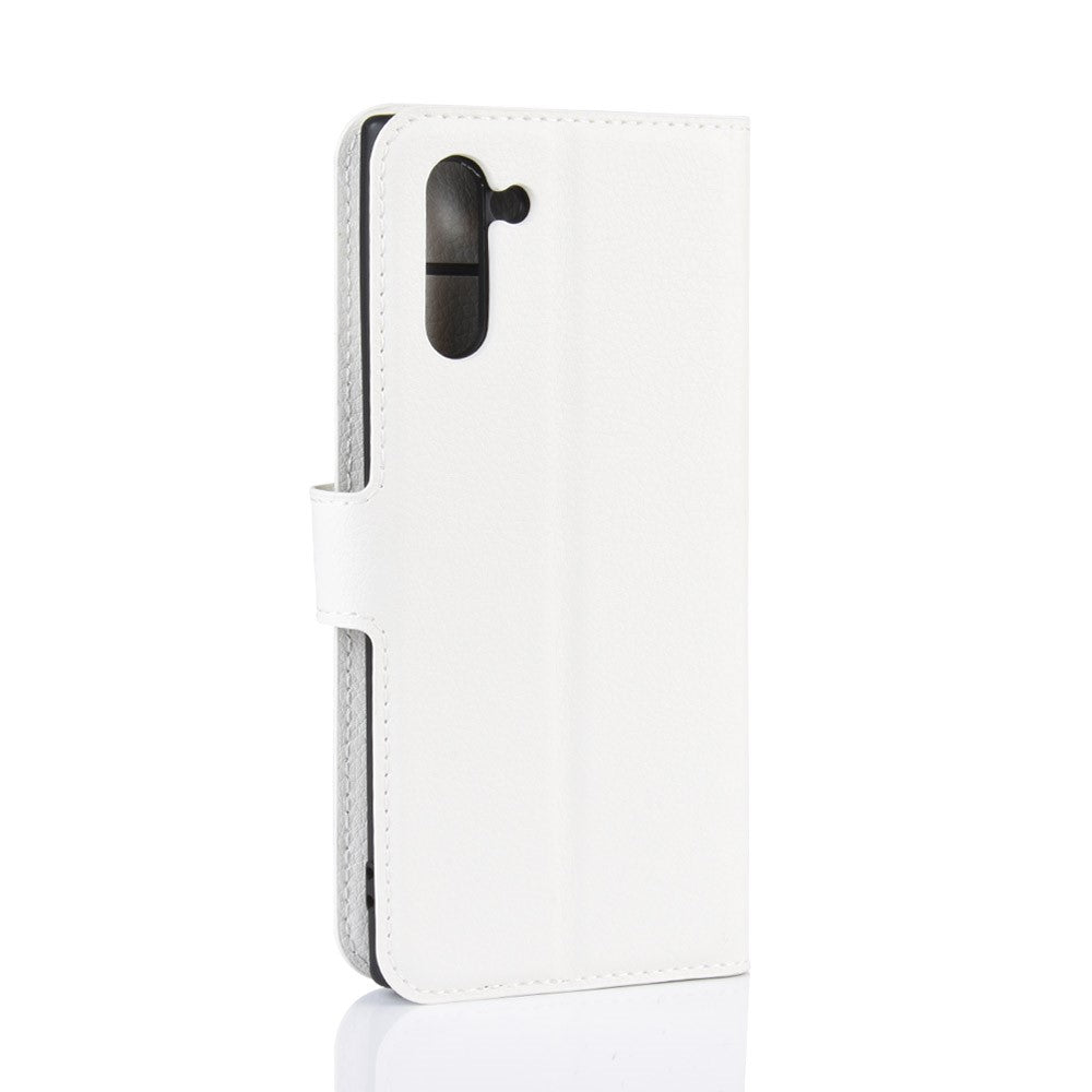 Hülle für Samsung Galaxy Note10 Handyhülle Schutzhülle Flip Case Cover Etui Weiß