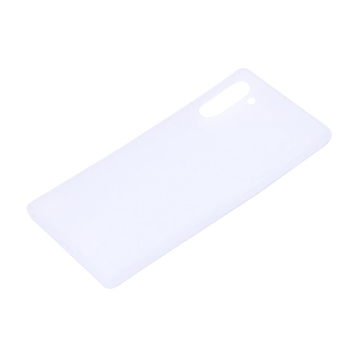 Hülle für Samsung Galaxy Note10 Handyhülle Silikon Case Schutzhülle Etui matt Weiß