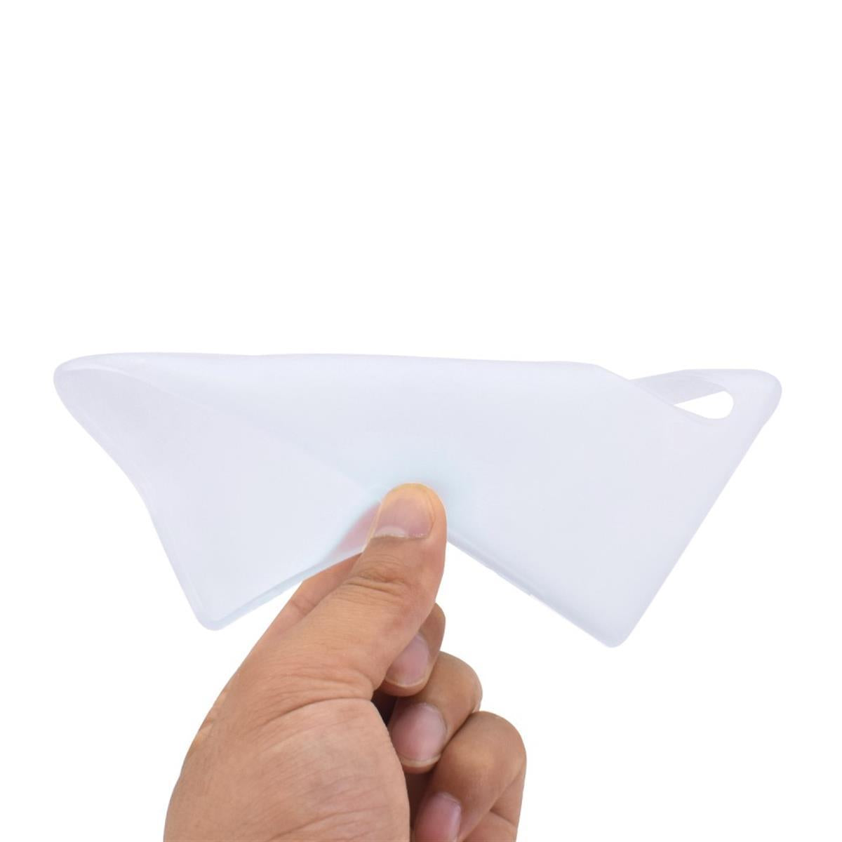 Hülle für Samsung Galaxy Note10 Handyhülle Silikon Case Schutzhülle Etui matt Weiß