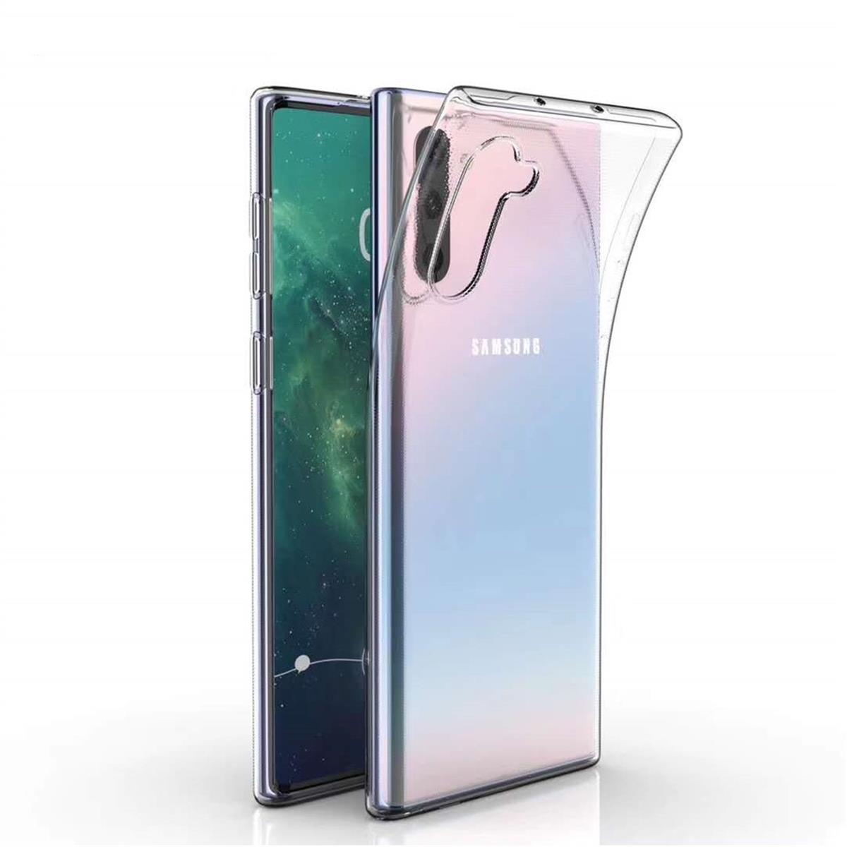 Hülle für Samsung Galaxy Note10 Handyhülle Silikon Cover Schutzhülle Soft Case Etui klar
