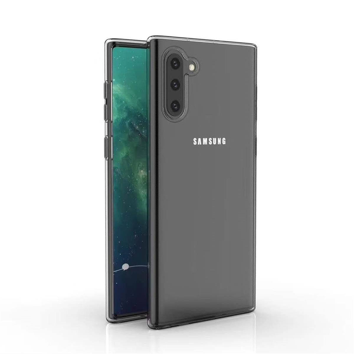 Hülle für Samsung Galaxy Note10 Handyhülle Silikon Cover Schutzhülle Soft Case Etui klar