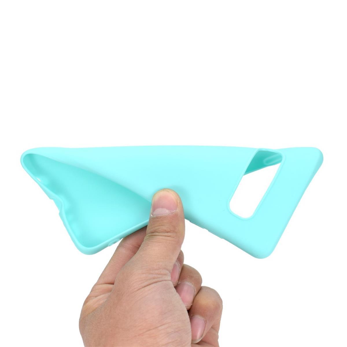 Hülle für Samsung Galaxy S10 Handyhülle Silikon Case Schutzhülle matt Grün