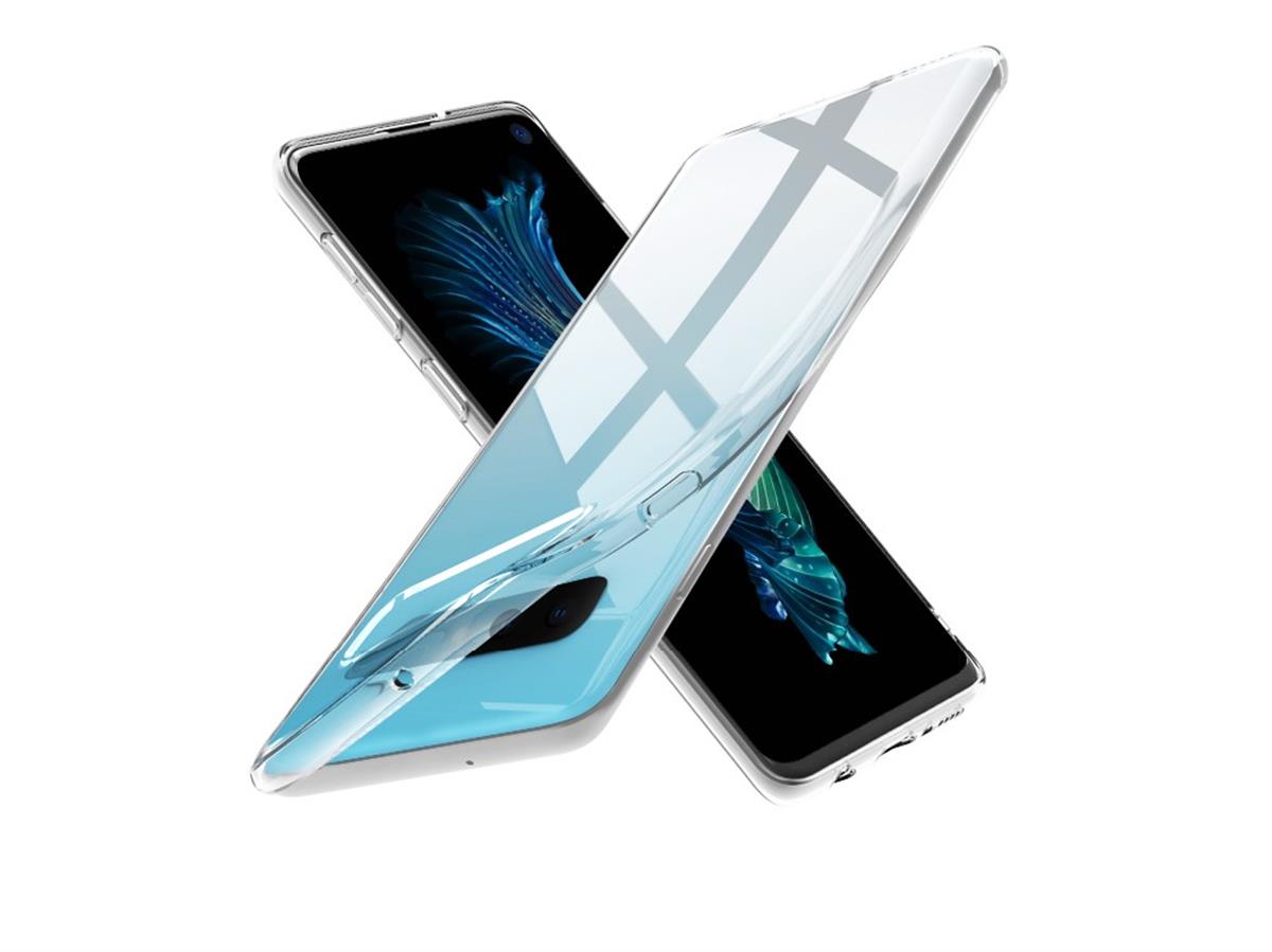 Hülle für Samsung Galaxy S10 Handyhülle Silikon Handy Case Cover Transparent