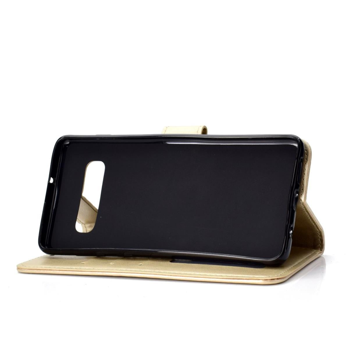 Hülle für Samsung Galaxy S10+ (Plus) Handyhülle Case Schutzhülle Mandala Gold