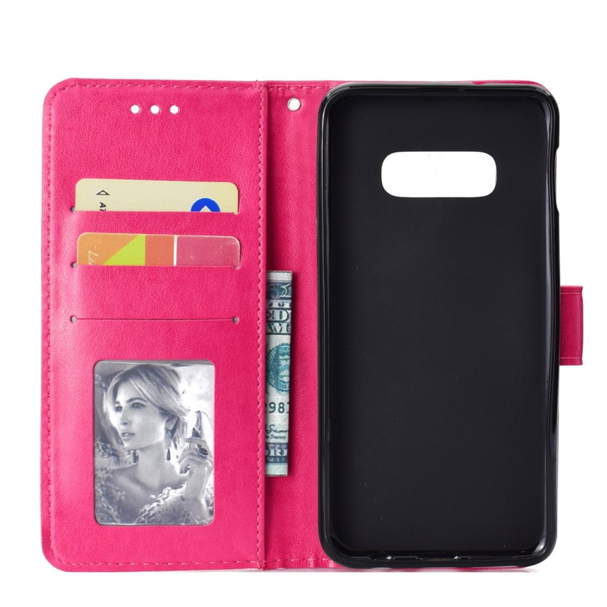 Hülle für Samsung Galaxy S10e Handyhülle Flip Case Schutzhülle Mandala Pink