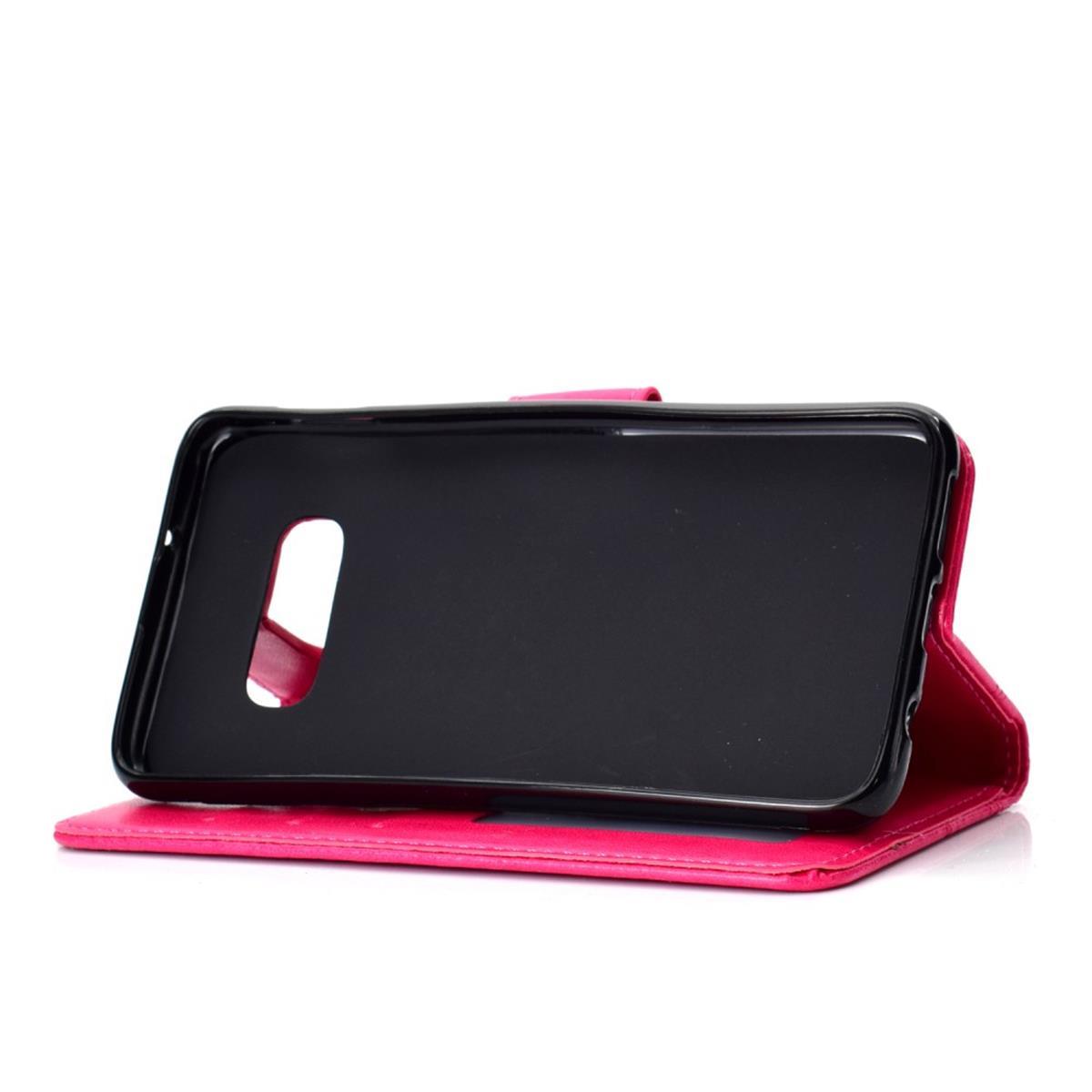 Hülle für Samsung Galaxy S10e Handyhülle Flip Case Schutzhülle Mandala Pink