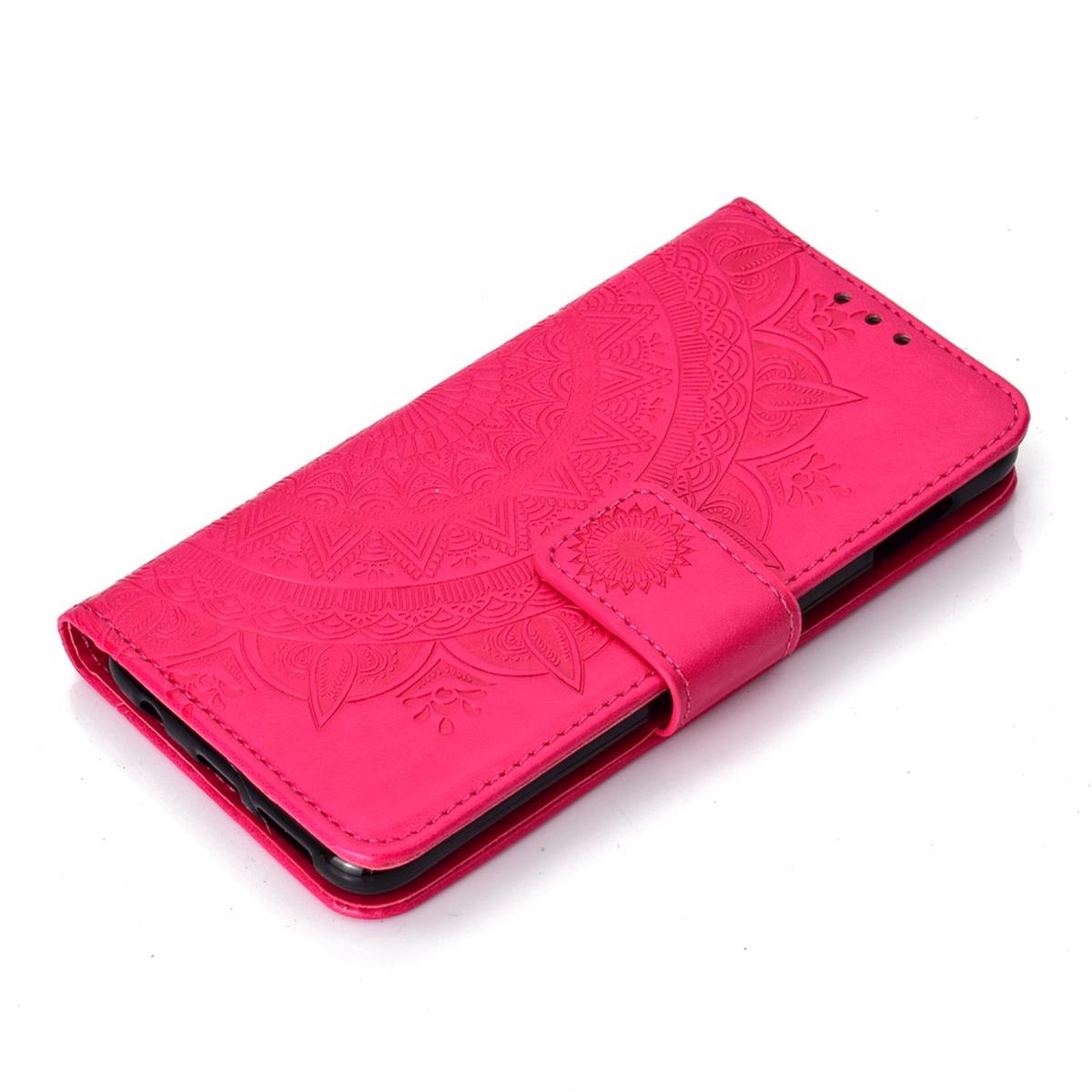 Hülle für Samsung Galaxy S10e Handyhülle Flip Case Schutzhülle Mandala Pink