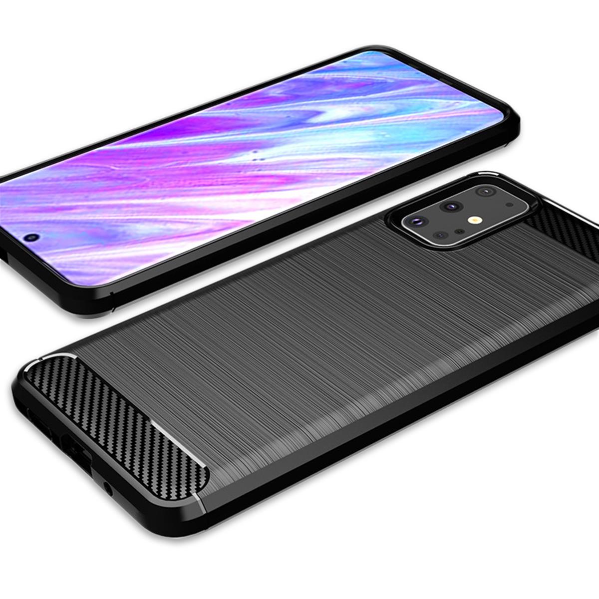 Hülle für Samsung Galaxy S20 FE Handyhülle Silikon Case Cover Schutzhülle Carbonfarben