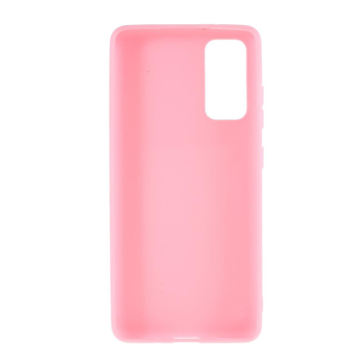 Hülle für Samsung Galaxy S20 FE Handyhülle Silikon Case Cover Schutzhülle Matt Rosa